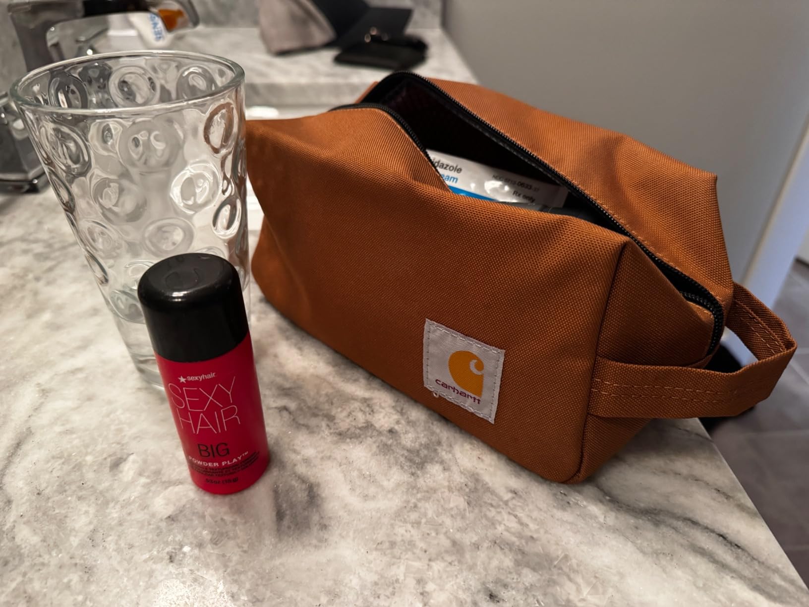 Carhartt Classic Zippered Travel Kit Carhartt Brown | Durable, Organize Essentials with the Water Resistance Toiletry Bag customer photo 1