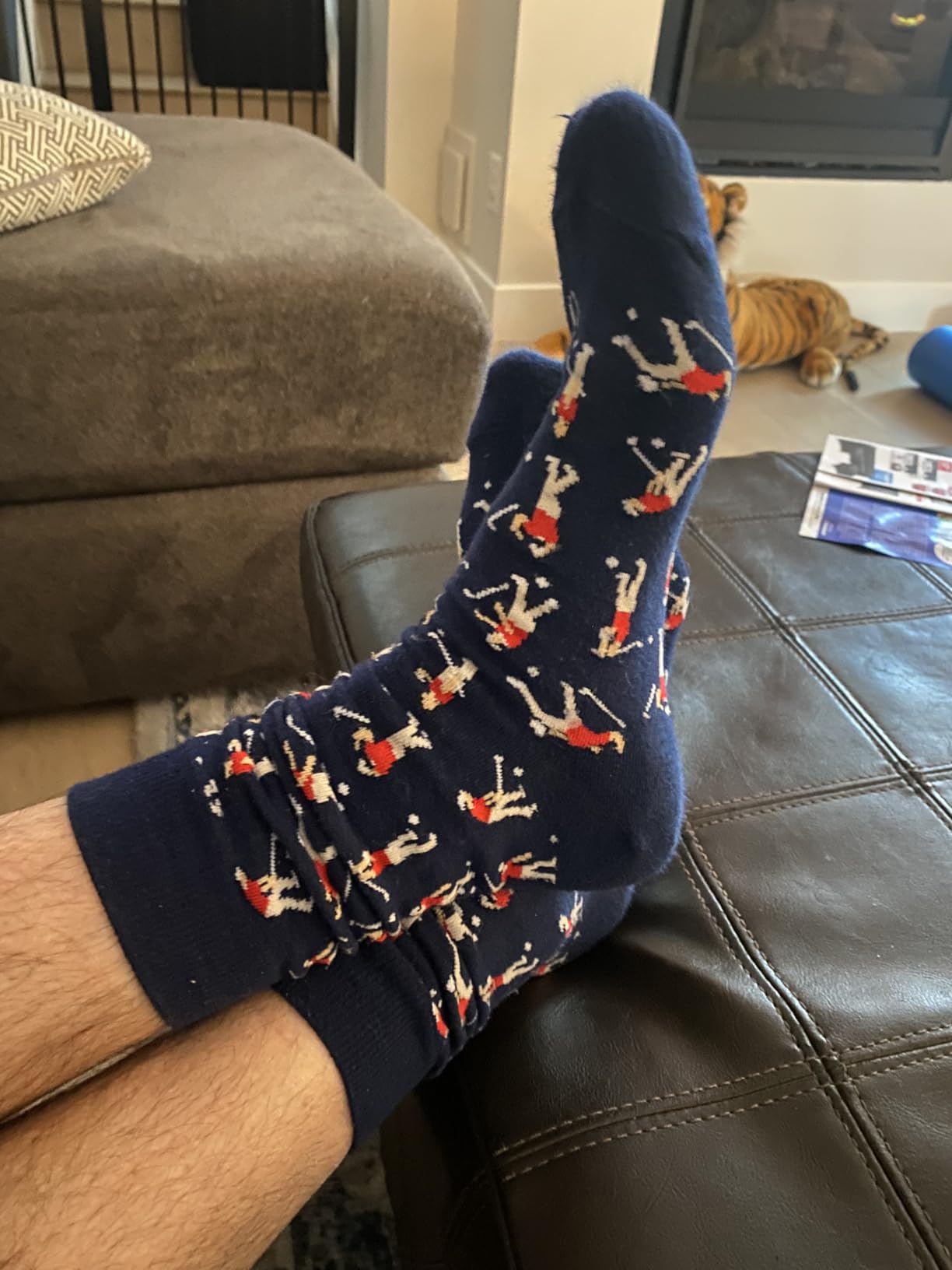 Shanker Golf Socks - Funny Angry Golfer Socks - Funny Golf Gift for Men | The Frustrated Golfer Socks, 1 x Pair, Size 8-13, Premium Cotton Blend, Golf Gift for Dad, Husband & Golfers customer photo 1