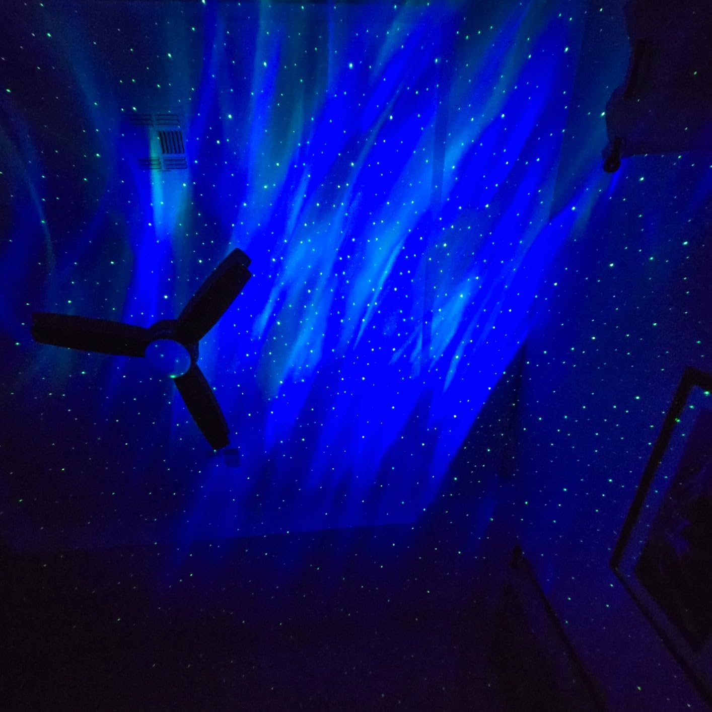 Rossetta Dual Lens Galaxy Star Projector, Aurora Night Light for Bedroom | 58 Light Effects, White Noise, Bluetooth Speaker, Music Sync, Remote Control, Timer, Room Decor Gift for Kids Adults Teens customer photo 2