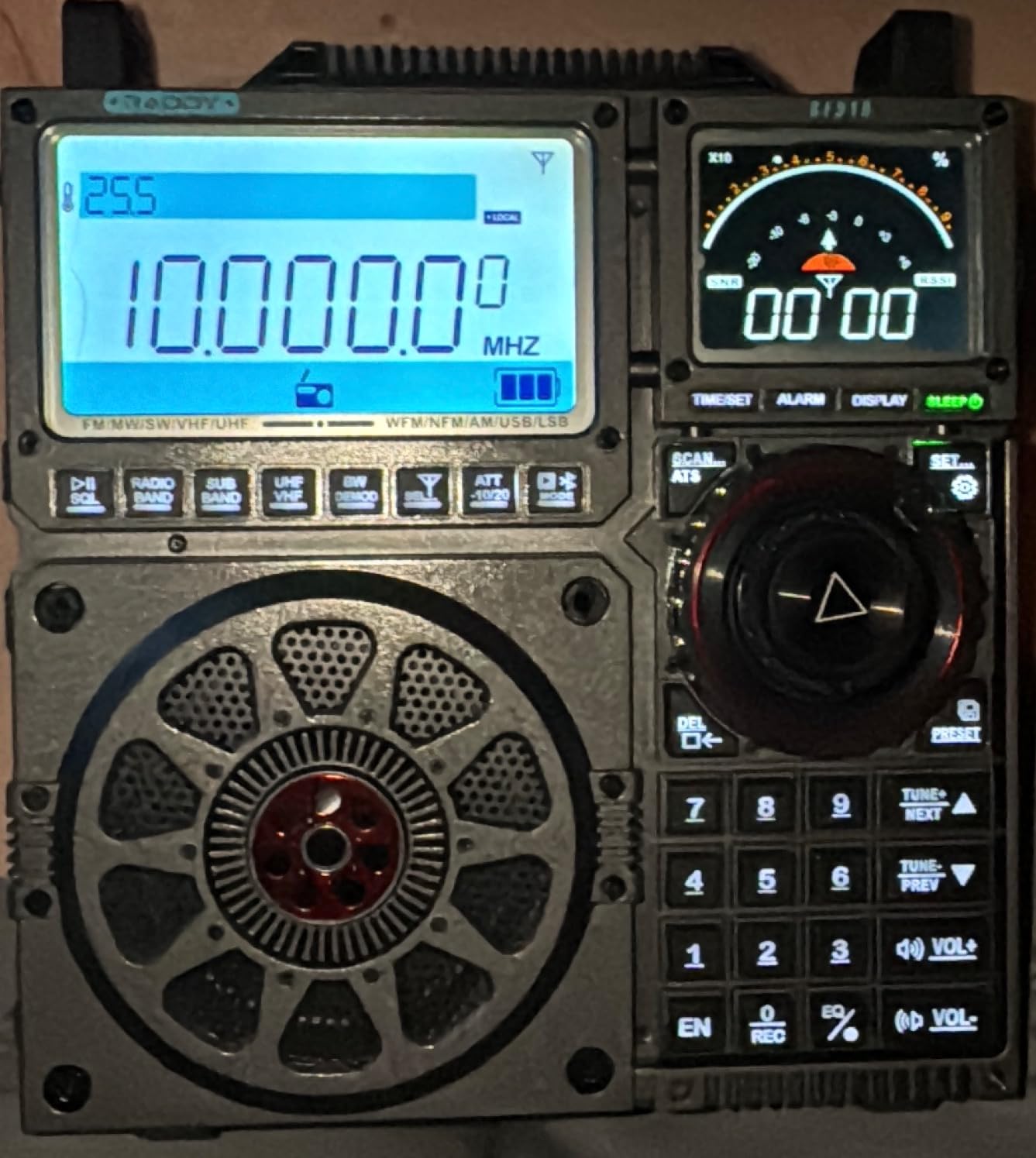 Raddy RF919 SSB Shortwave Radio with NOAA Weather Band, Full Band FM AM SW VHF UHF AIR CB WB and SSB Receiver, with Antenna Tuner, 3 External Antenna Ports, 5000mAh Rechargeable Battery (Black) customer photo 1