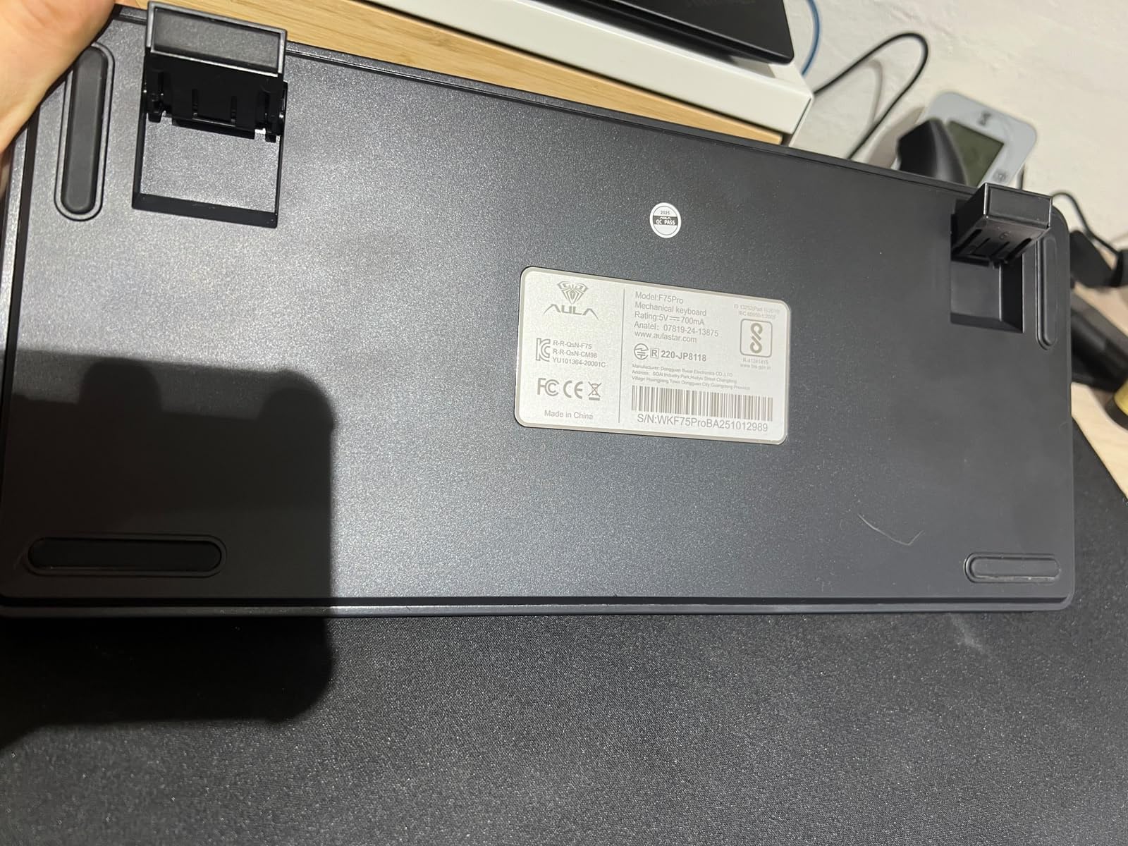 AULA F75 Pro Wireless Mechanical Keyboard, 75% Hot Swappable Custom Keyboard with Knob, RGB Backlit customer photo 2