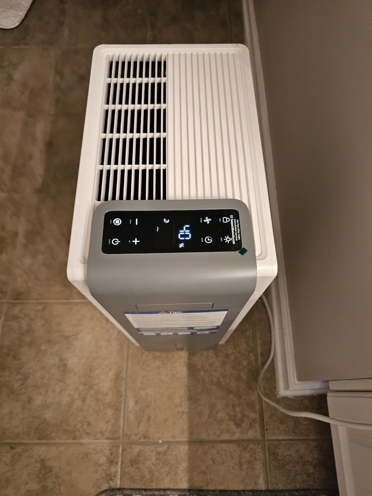 AEOCKY 5500 Sq.Ft Energy Star Most Efficient 2025 Dehumidifier Max 80Pint/D with Drain Hose for Basement, Home, Bedroom, Bathroom, Intelligent Humidistat customer photo 1