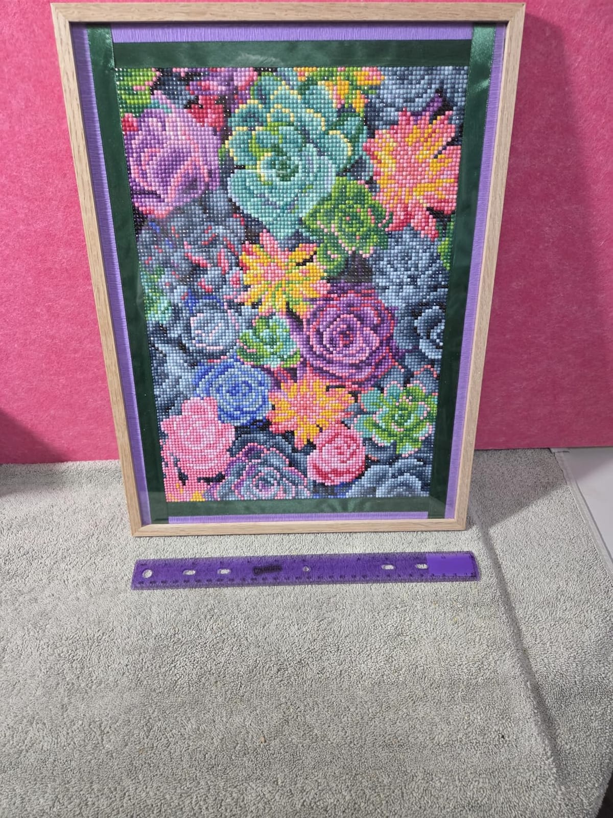 Hydrangea Diamond Painting Kits for Adults,Flowers Diamond Art 12x16inch | Diamond Art Kits for Adults 5D Diamond Painting Flowers,DIY Full Drill Diamond Painting Flower Gem Art and Crafts customer photo 2