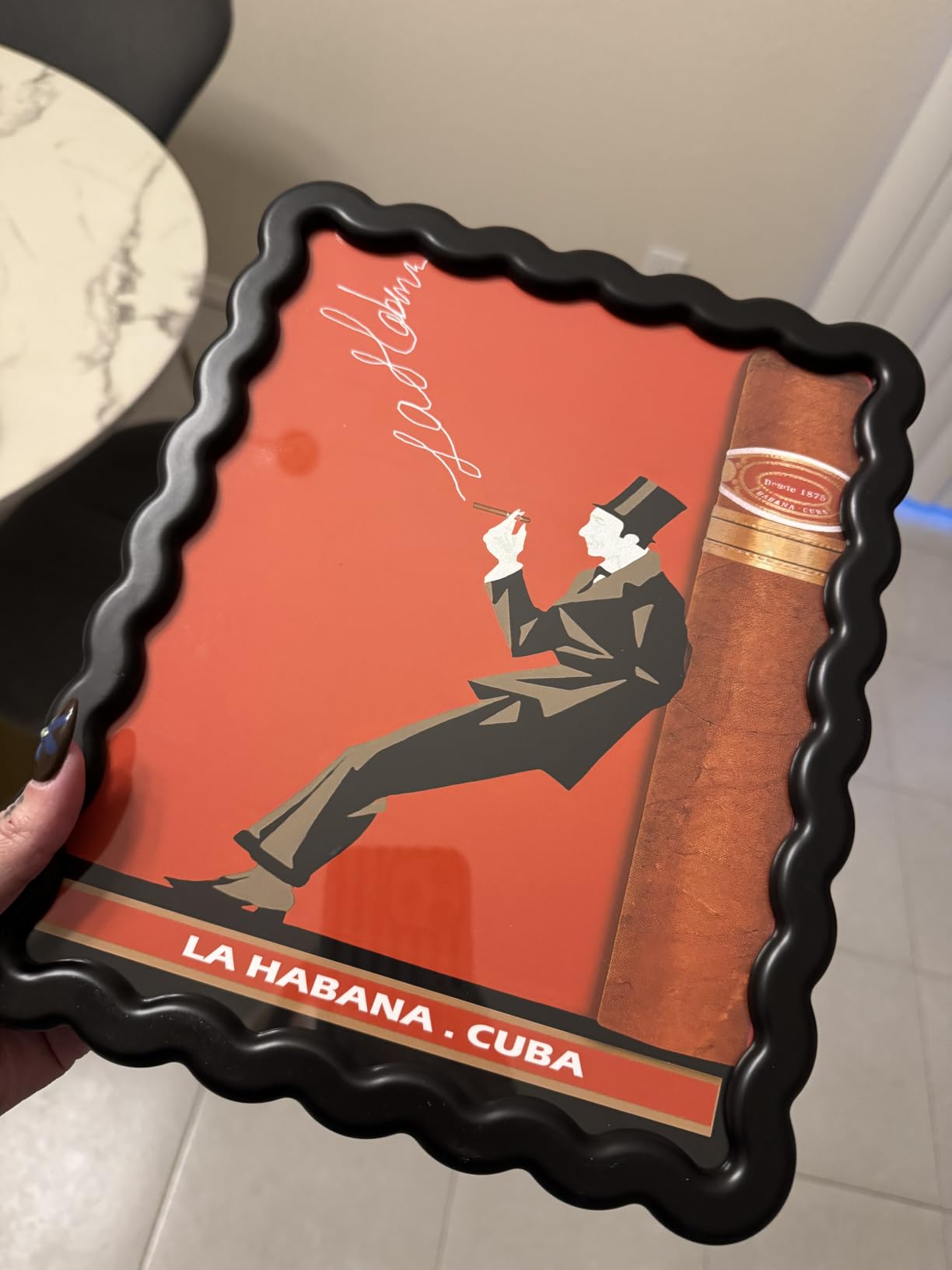 Poster Master Vintage Liquor Poster - Retro Advertising Print - Gift for Drinker, Friend - Italian, Woman Reading, Cocktail, Liqueur - Wall Decor for Bar, Pub, Office, 8x10 Black Framed customer photo 1
