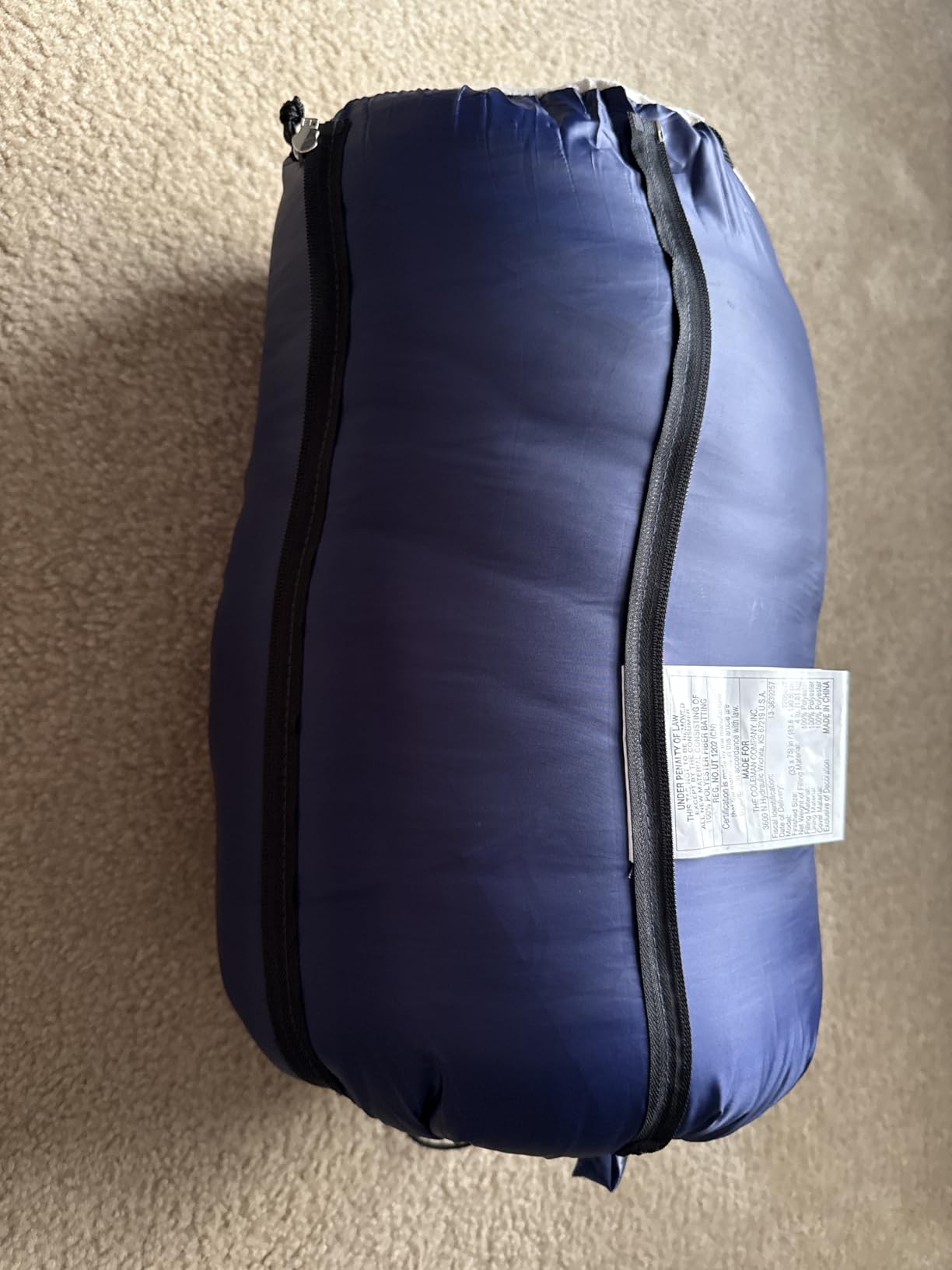 Coleman Brazos 20/30°F Adult Cool-Weather Sleeping Bag with No-Snag Zipper & Stuff Sack, Machine Washable customer photo 1