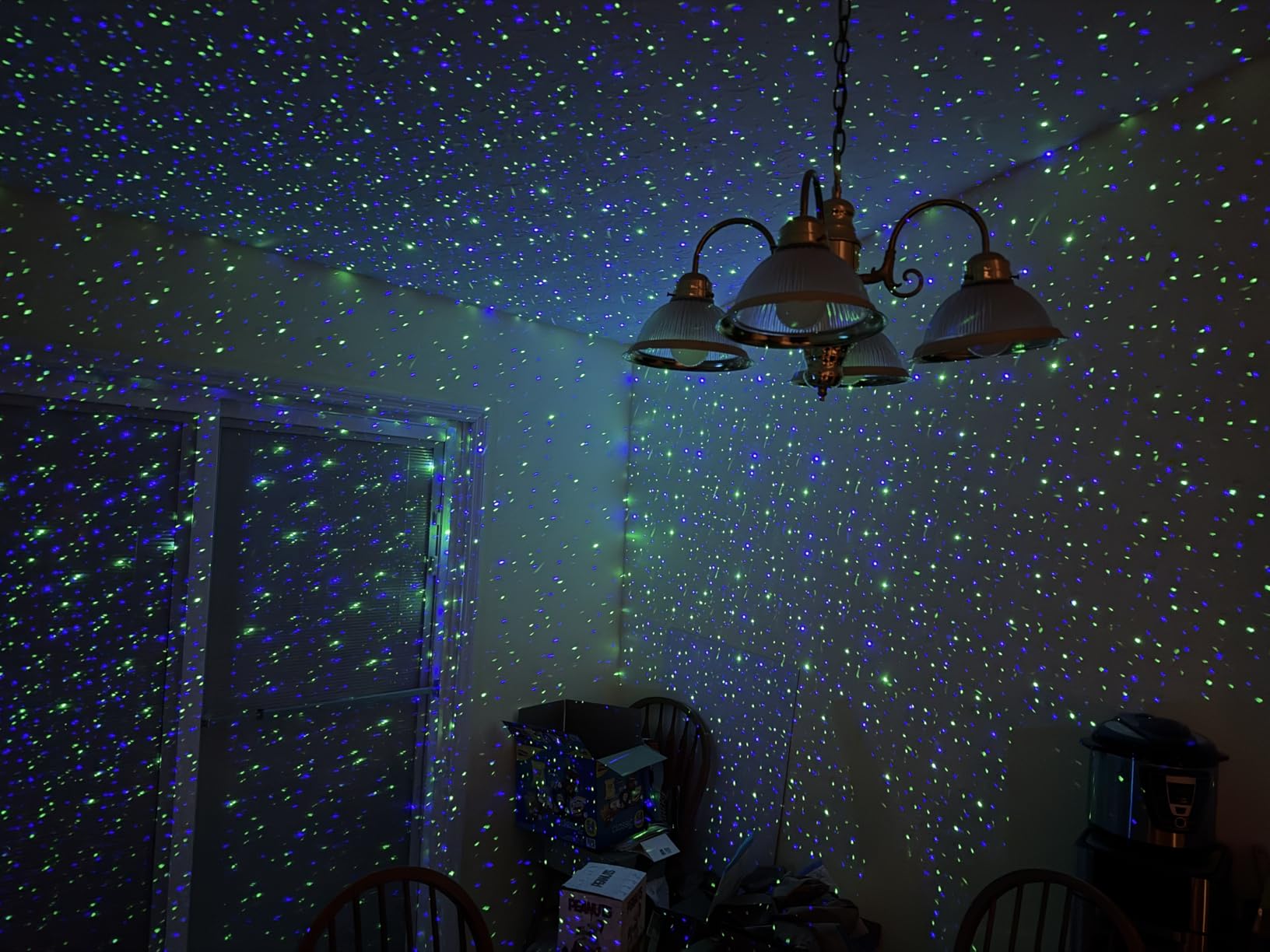 Fimilo Firefly Laser Projector Light, RGB Laser Landscape Lights Outdoor | Waterproof Firefly Light Projector, Remote, 10 Moving Effect, Timer, Large Coverage for Tree Decor Christmas Halloween Party customer photo 2