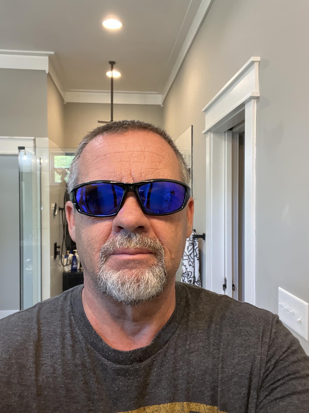 Polarized Sports Wrap Around Sunglasses Men Fishing Running Golf customer photo 1