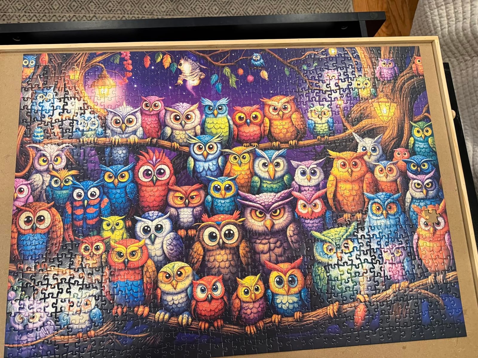 Owl Family Puzzles for Adults 1000 Pieces, Puzzles with Letters on Back, Impossible Hard Difficult Challenging, Precise Interlocking Pieces, Home Wall Decoration & Ideal Gift customer photo 1