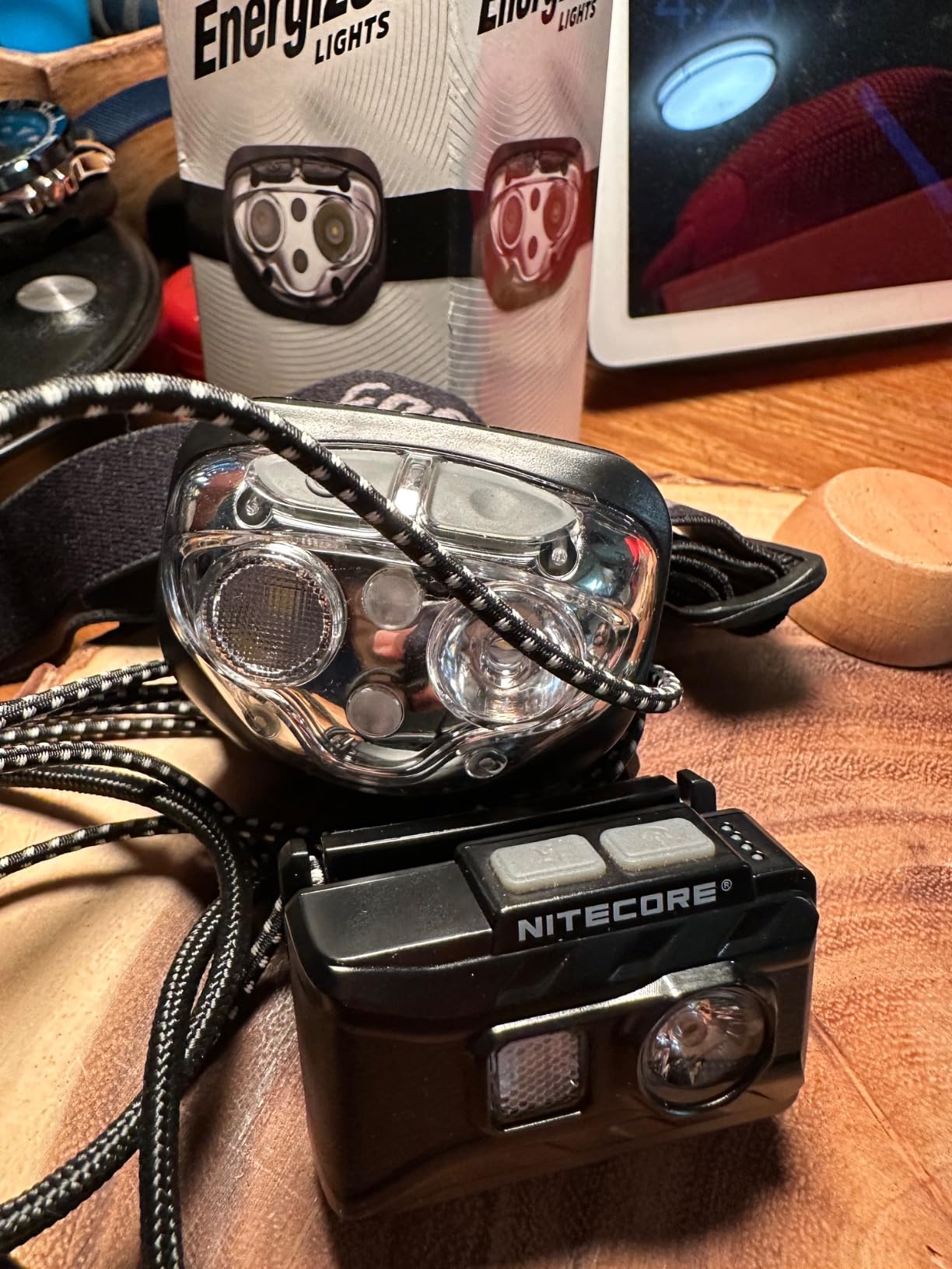 Nitecore NU20 Classic Ultralight Headlamp, 360 Lumen USB-C Rechargeable Lightweight for Backpacking, Camping, Running with Auxiliary White and Red Light customer photo 1