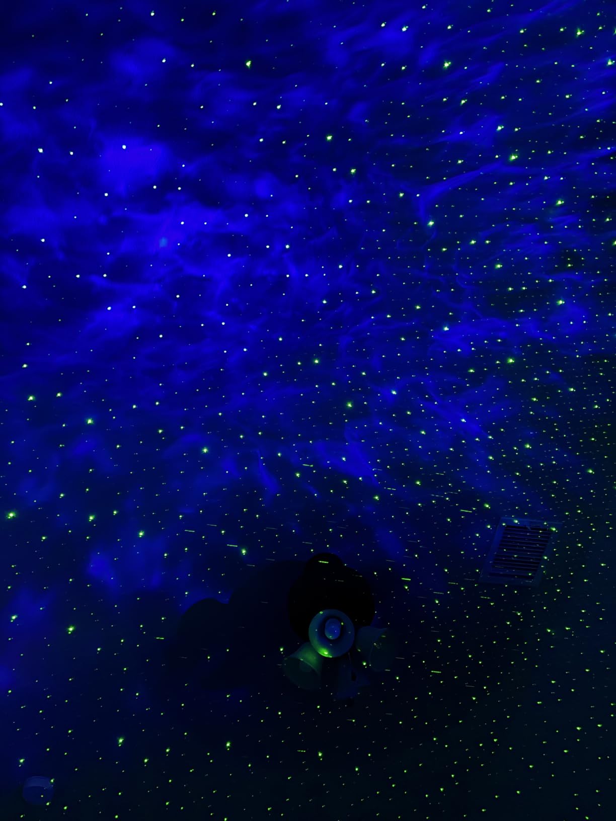 One Fire Galaxy Projector, 15 Colors, Gifts for Girls & Women & Boys, White Noise | Birthday, 7 Brightness, Green Star, 4 Speed, Bluetooth, Remote, Timer, Teen Bedroom Decor, Relax, Party, Led Lights, Lava Lamp customer photo 1