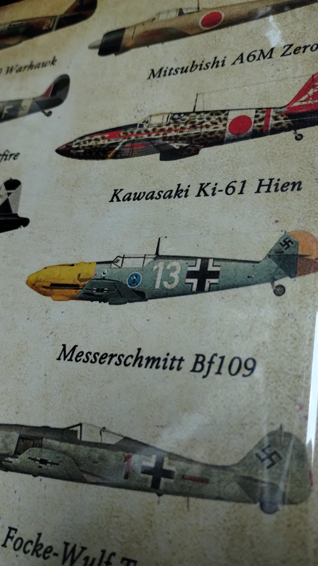 Aviation Decor WW2 Fighter Planes Metal Tin Sign Vintage 8x12 Inch | Rustic, WWII Memorabilia, Airplane Gifts for Men Son Pilot, Military Wall Decor for Man Cave Garage Bar War Room Boys Room customer photo 2