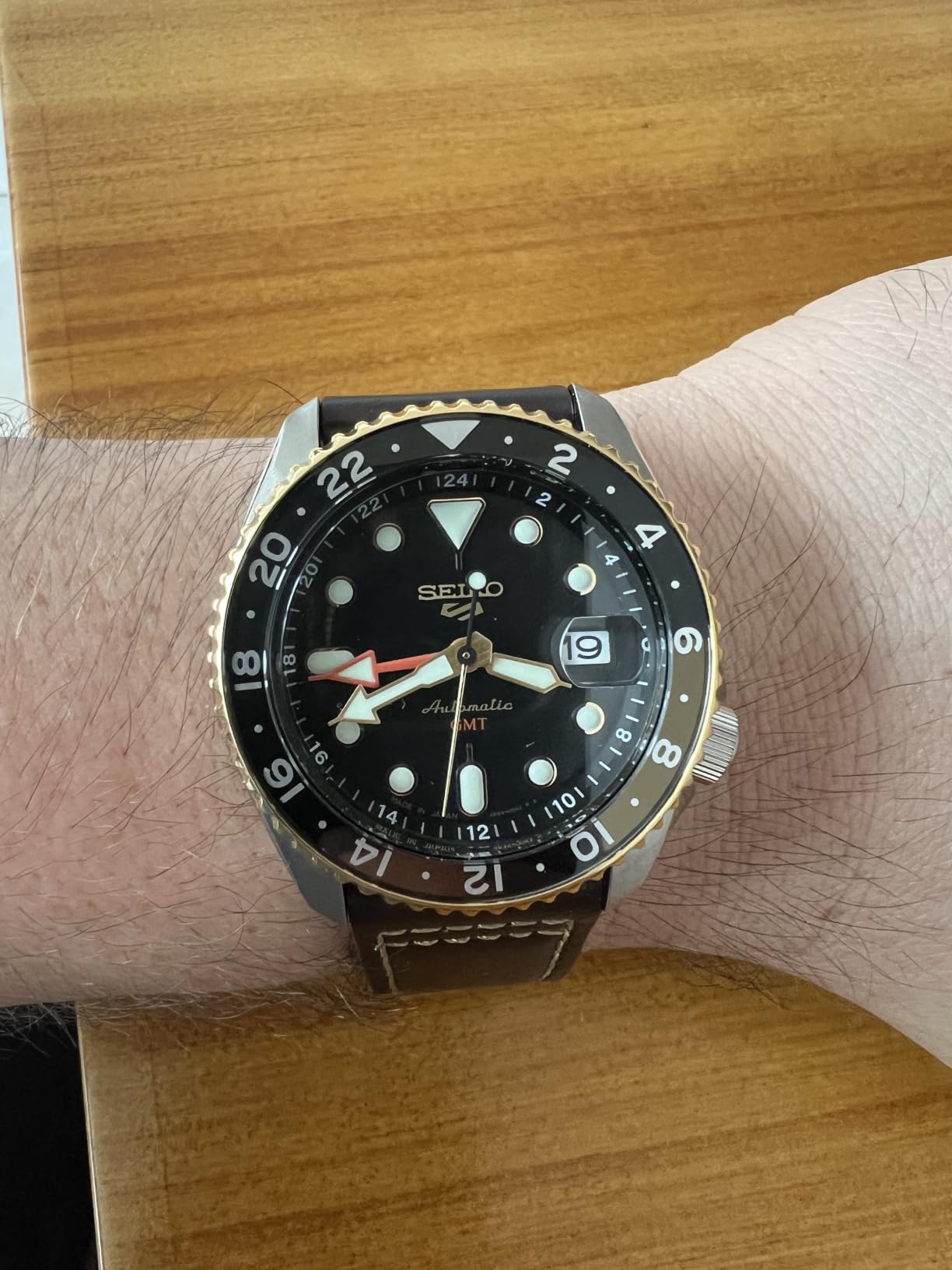 5 Sports SKX GMT Automatic Black Dial Men's Watch SSK036 customer photo 2
