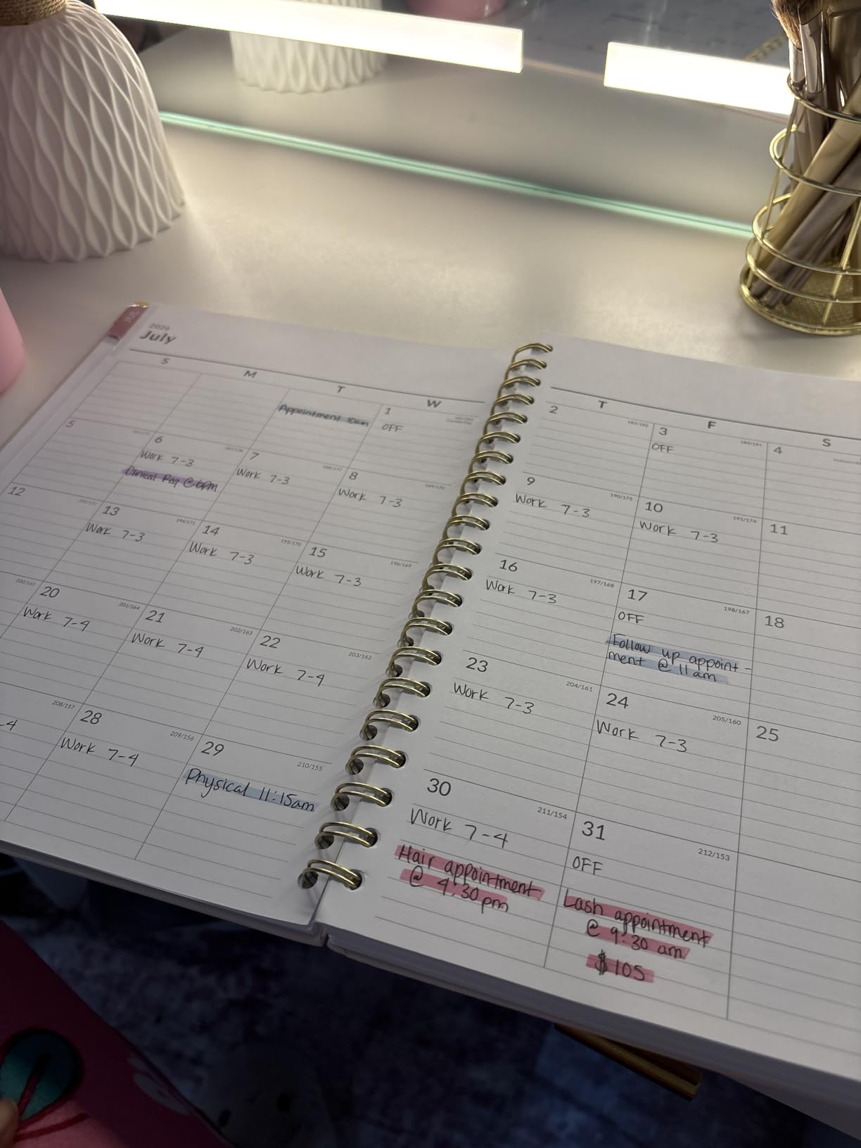 Jul 2026 - Dec 2027 Planner, Forvencer 18 Month Planner 2026-2027, 8.5