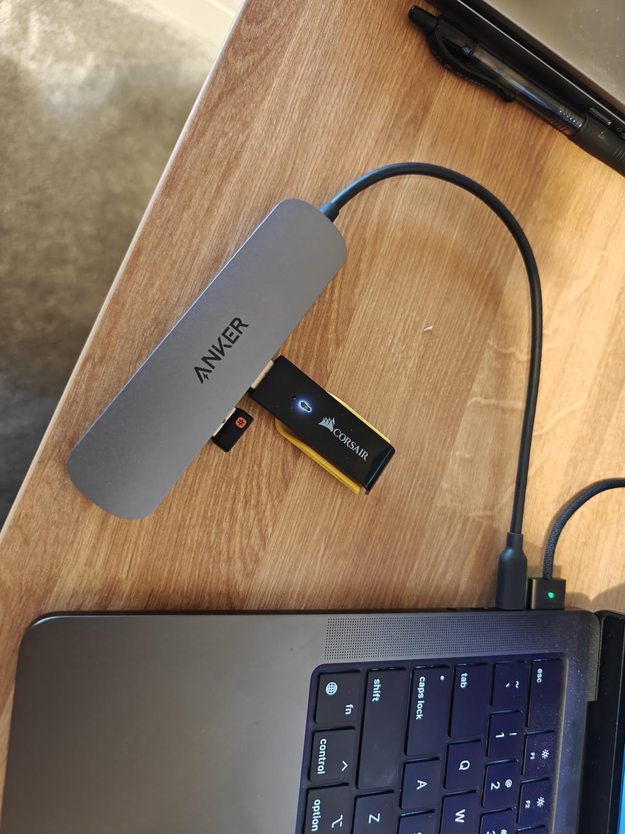 Anker USB-C Hub, 5-in-1 USB Hub for Laptops, 4K HDMI Multiport Adapter | USB C Dongle with 90W Max Power Delivery, 3×5Gbps USB A Data Ports, for MacBook, Dell, and More (Charger Not Included) customer photo 1