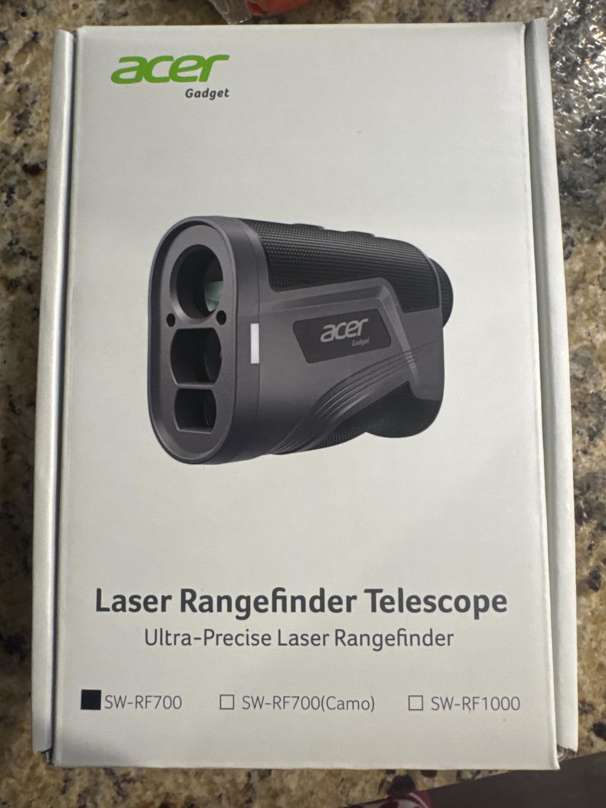 Acer Gadget Golf Rangefinder with Slope On/Off, 800/1200Yards customer photo 1