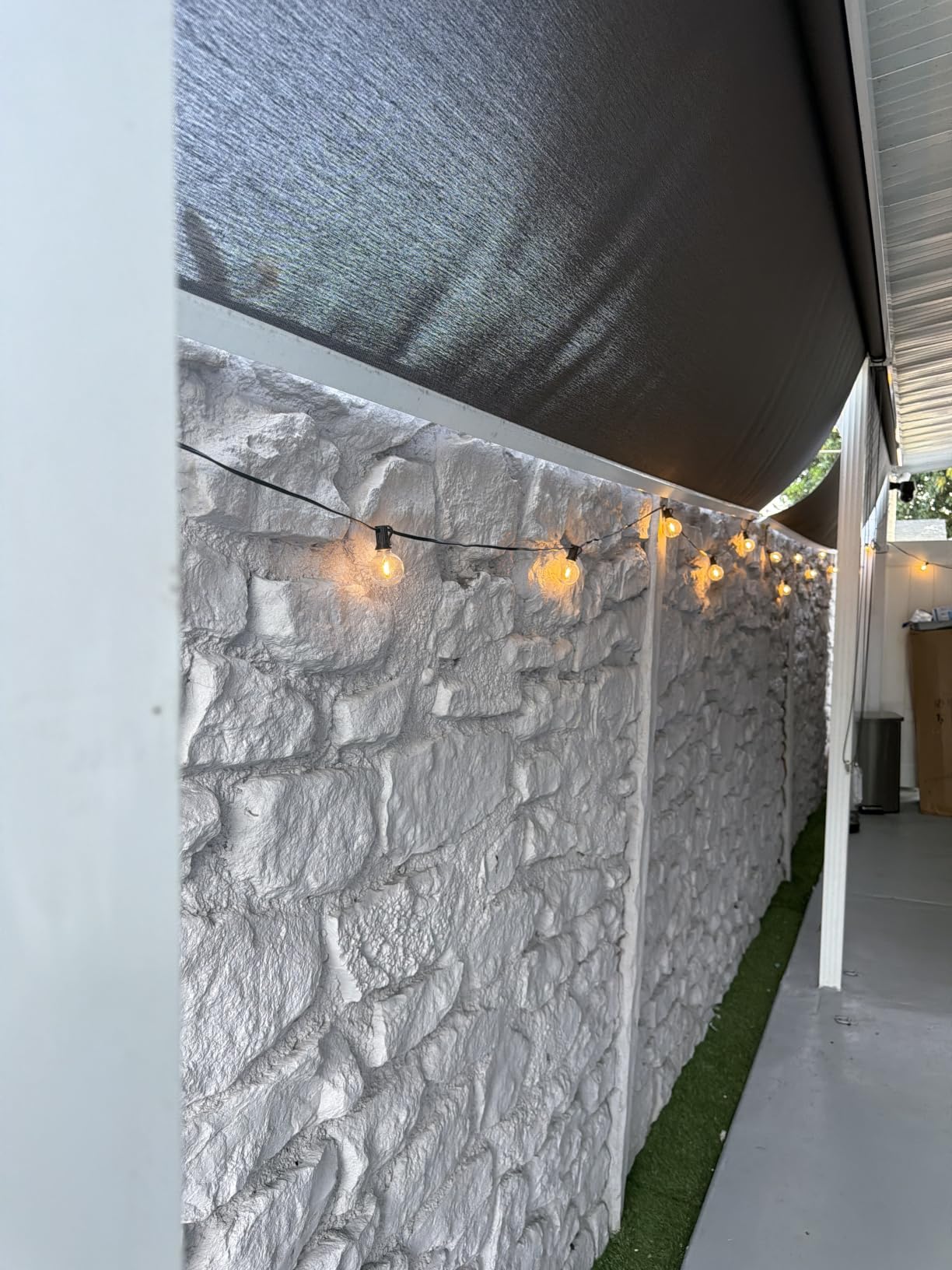 RTTY Outdoor String Lights 200 FT, Waterproof Outside Patio Light LED, Commercial Grade G40 Hanging Lights, Dimmable Shatterproof 74 Bulbs for Backyard, Cafe, Bistro, Market, Yard, Deck, Market, Wedding customer photo 2