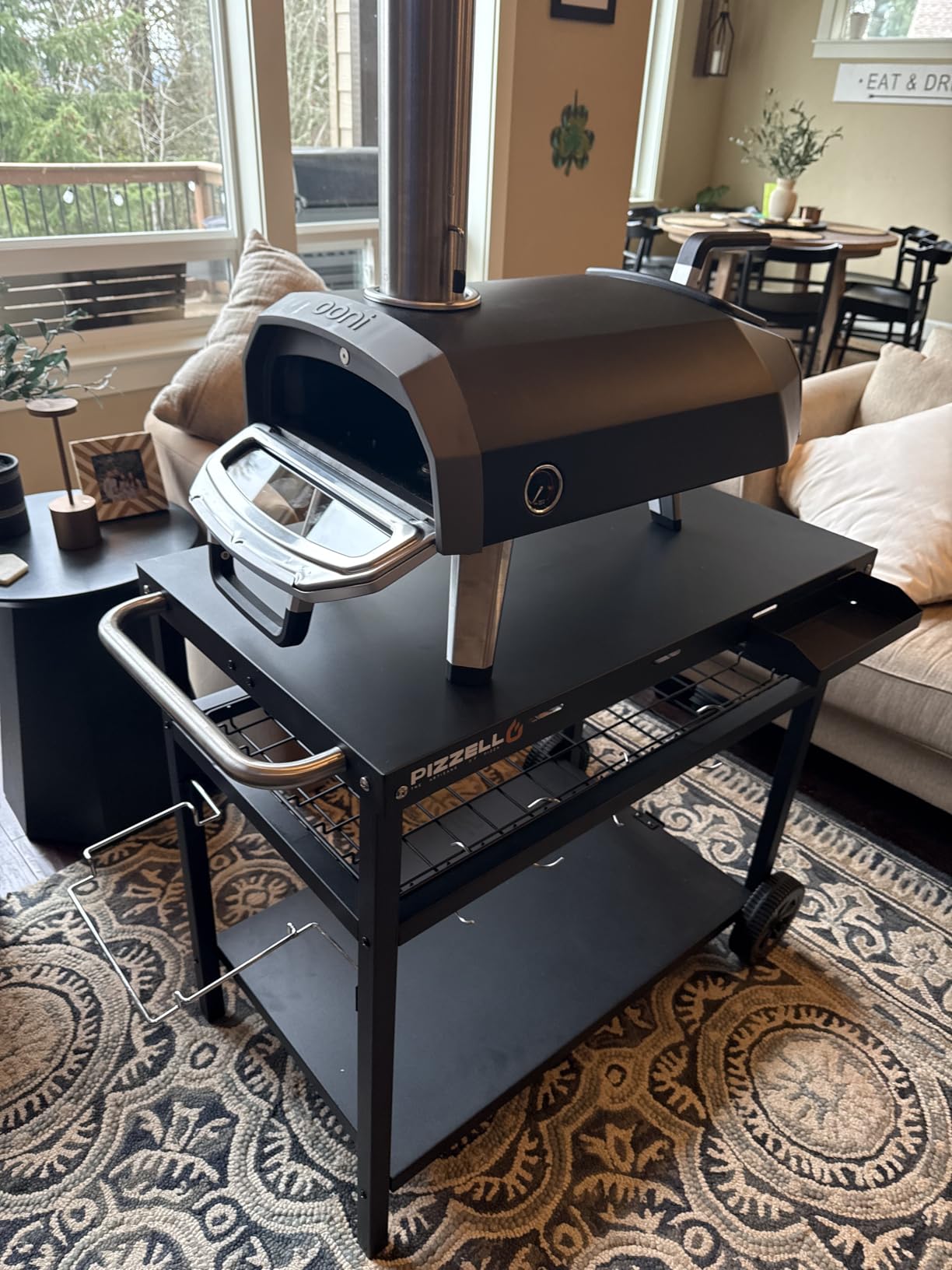 Ooni Karu 2 Multi-Fuel Outdoor Pizza Oven - Wood and Gas Outdoor Pizza Oven with Pizza Stone & Intergrated Thermometer, Dual Fuel 12 Inch Pizza Maker, Outdoor Cooking Grill customer photo 1