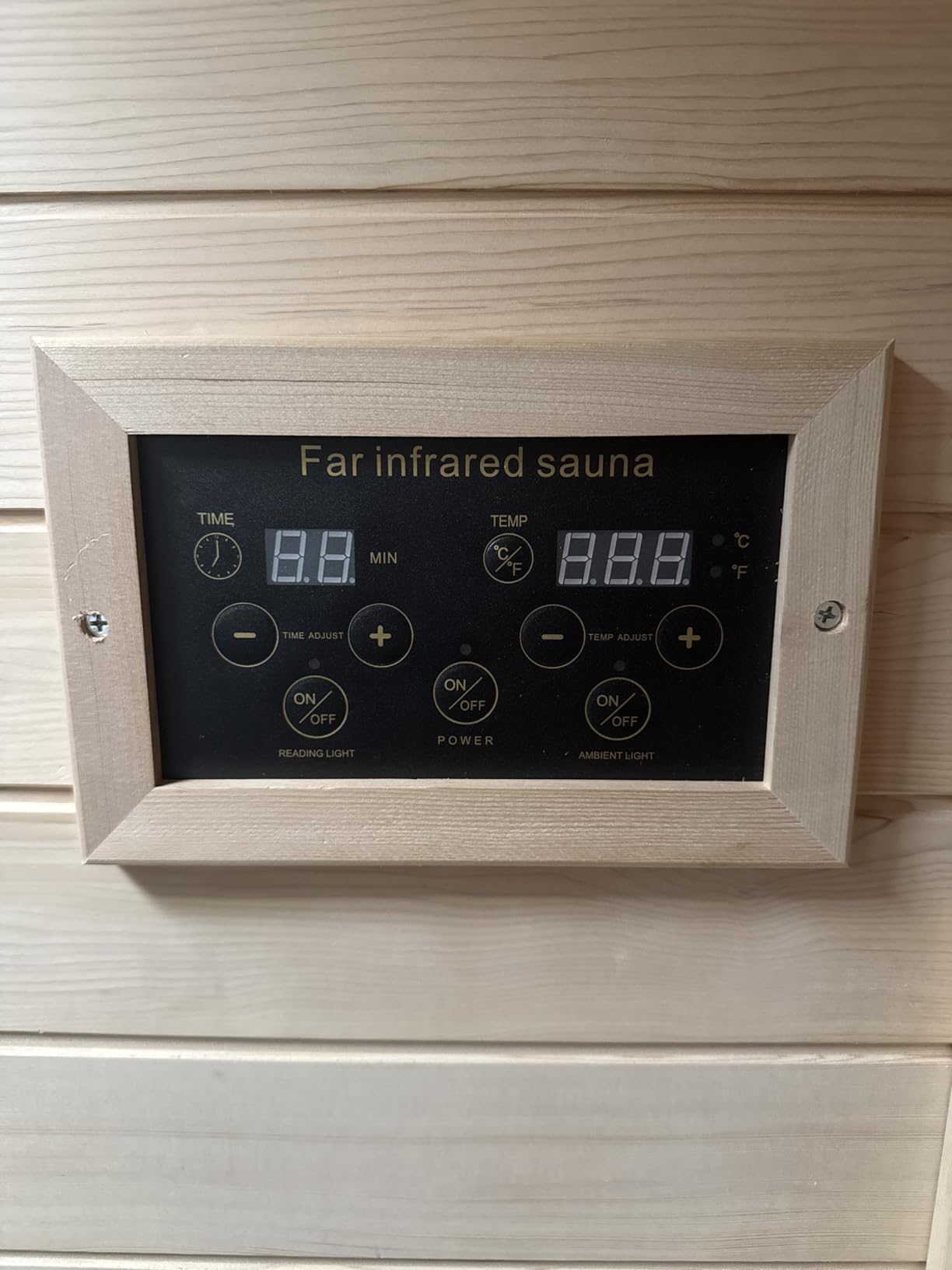 3 Person Ceramic Infrared Sauna Far Infrared Indoor Saunas for Home | 2 in 1 Hemlock Wooded Sauna Room with Low EMF Heaters + Ceramic Heating Cube-Chromotherapy-Bluetooth Speaker-Control Panels customer photo 2
