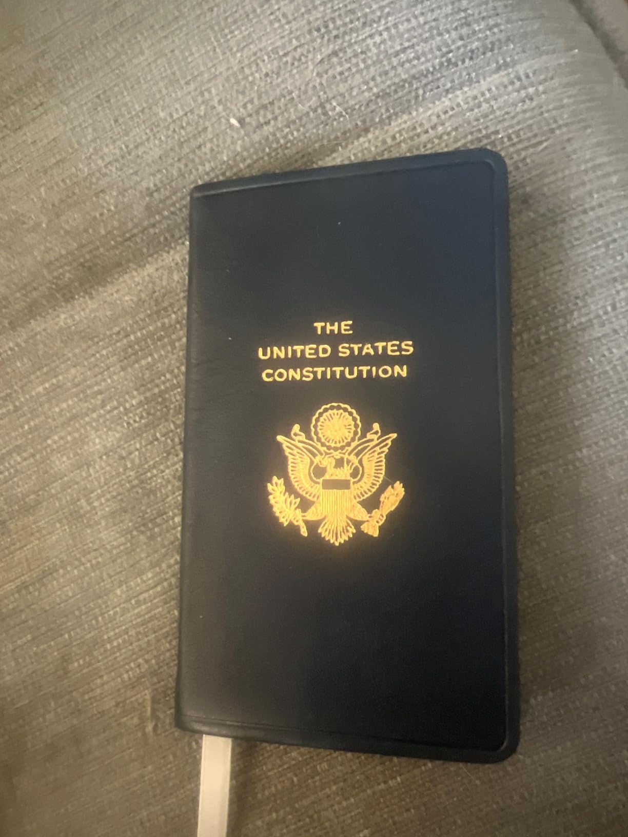 Graphic Image The United States Constitution and Related Documents | Published and Bound in the USA | Genuine Leather Soft Cover | Pocket Size (3.13