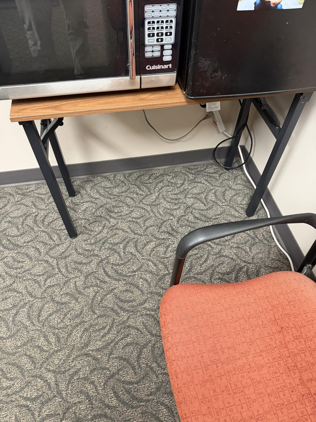 Frylr Small Folding Computer Desk - Portable 35.8 Inch Foldable Laptop Table, No-Assembly, Collapsible and Compact customer photo 1