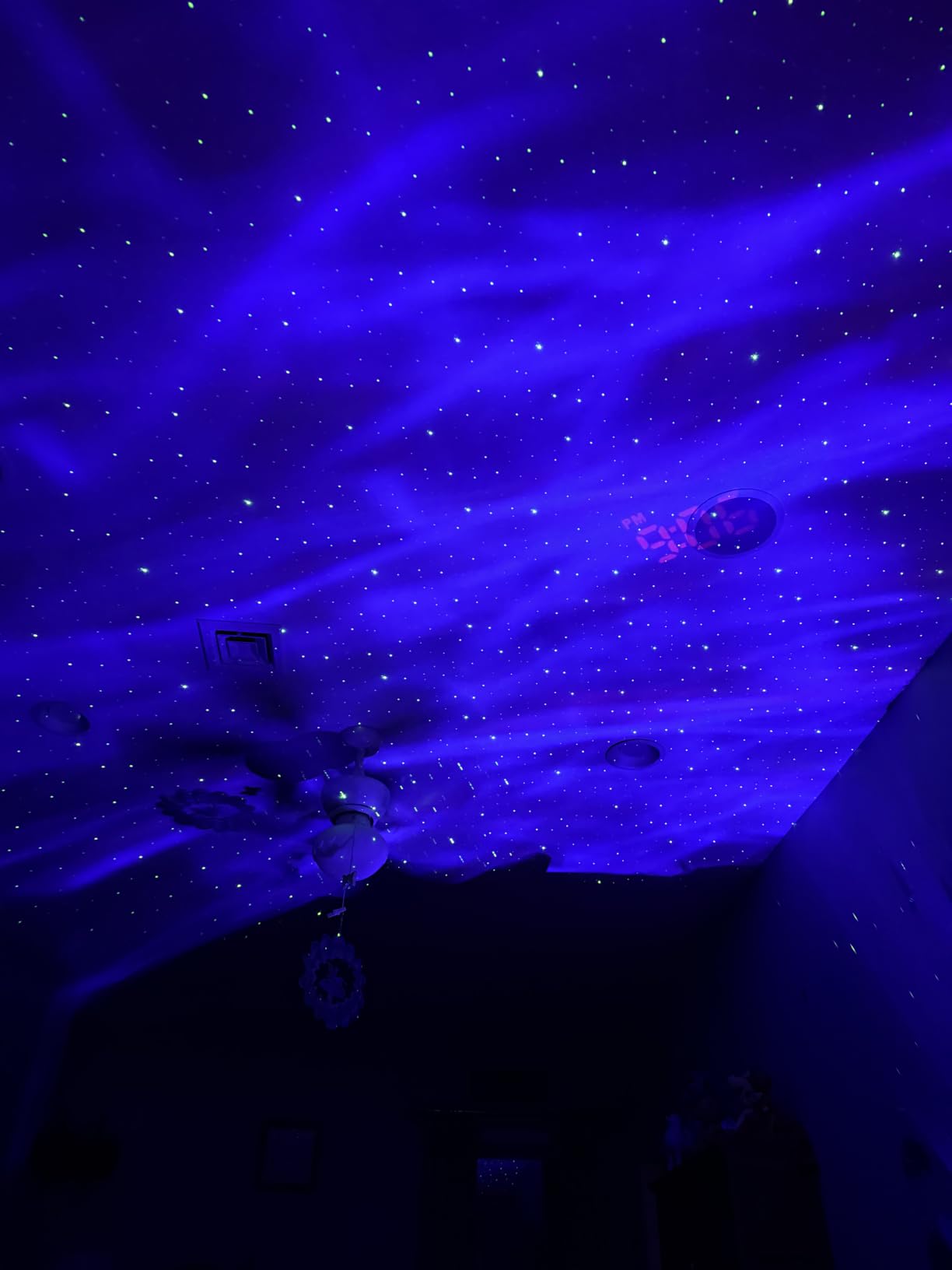 Star Projector, Northern Lights Projector, with Bluetooth Speaker, White Noise | Remote Control, Night Light, for Game Room, Adults, Family Gatherings, Galaxy Projector Bedroom customer photo 2