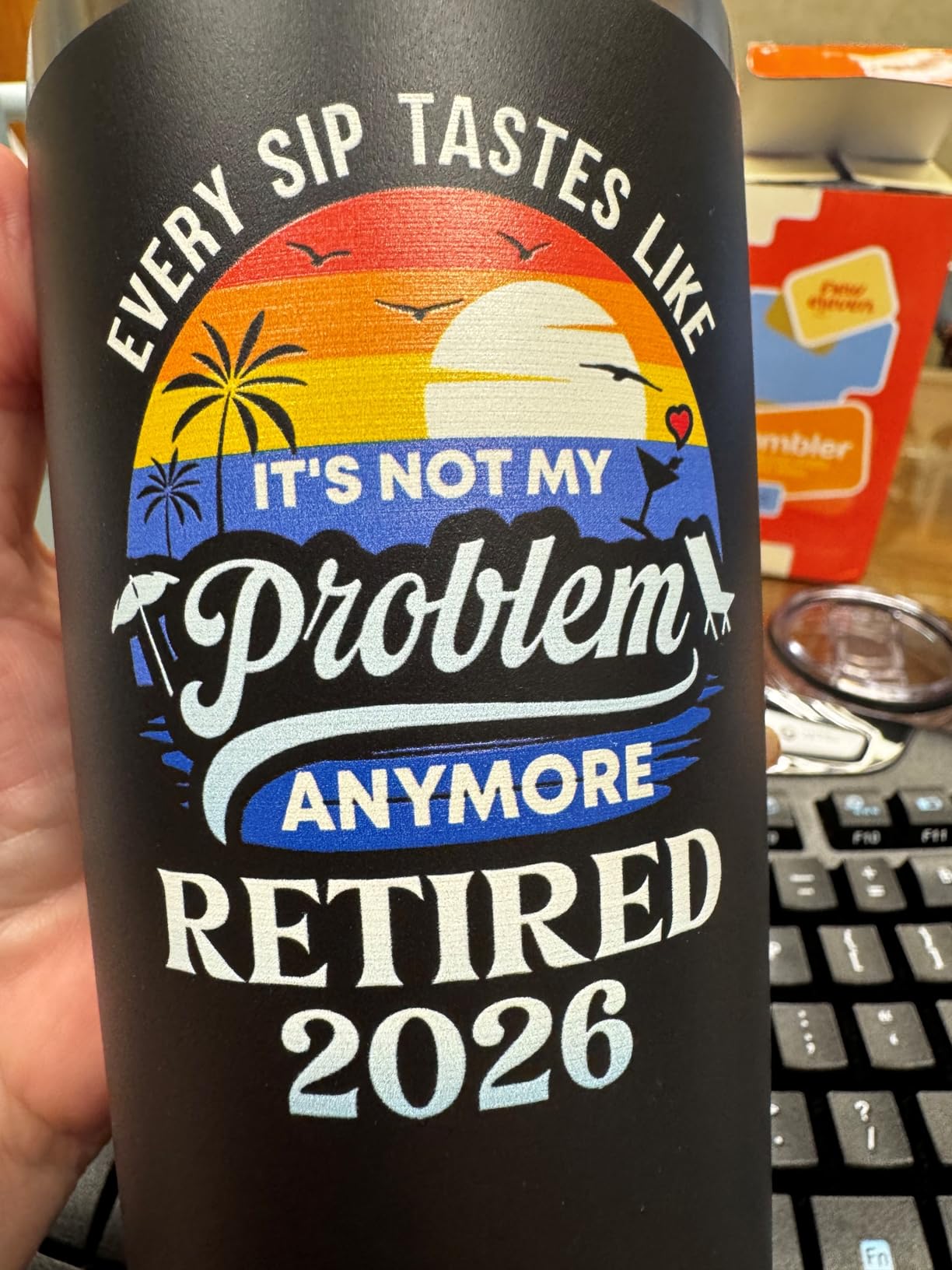 NewEleven Retirement Gift For Men, Women 2026 - Goodbye Present, Going Away Tumbler 20oz for Coworkers, Friend, Family customer photo 2