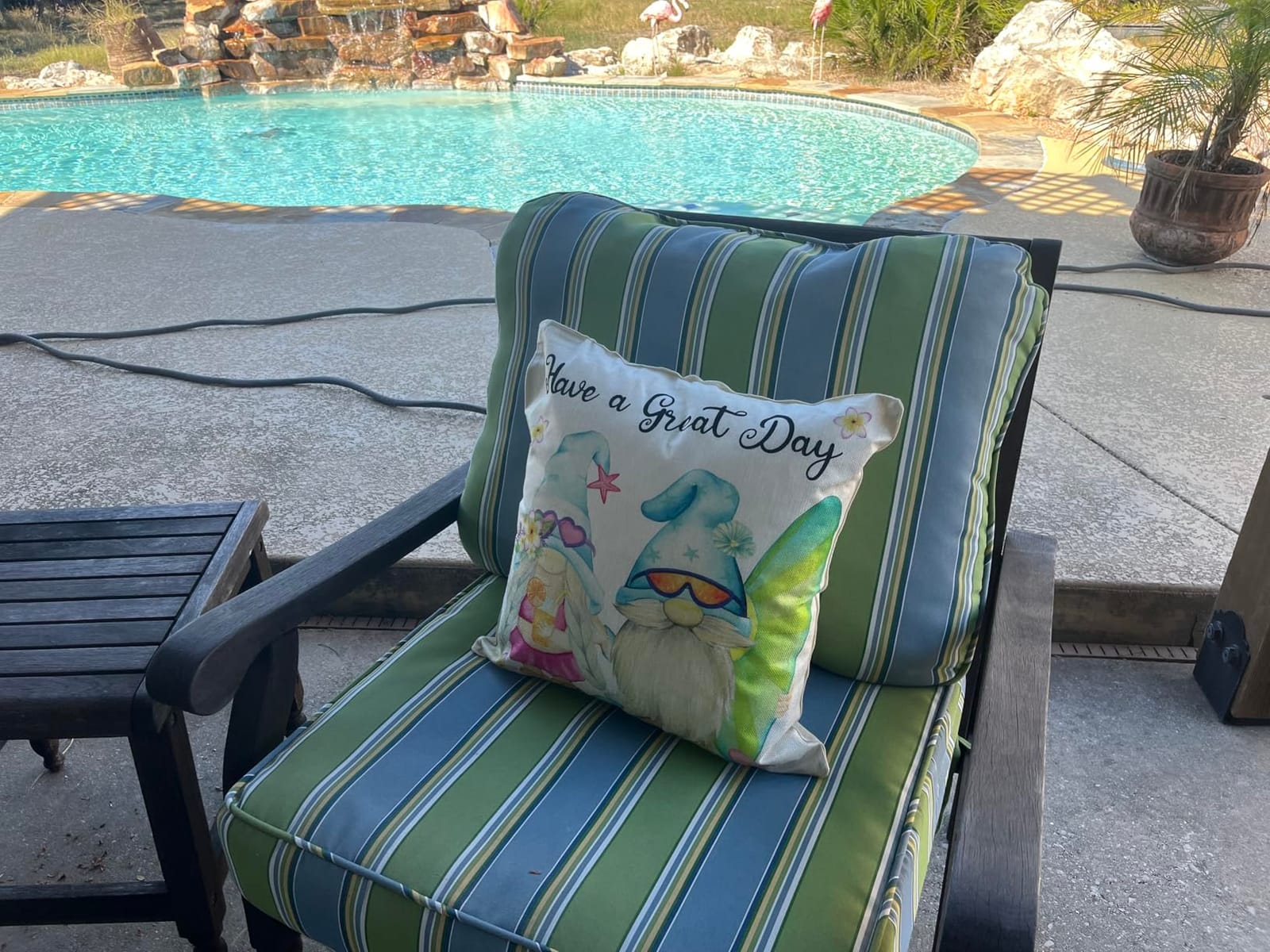 Farmhouse Patriotic 4th of July Throw Pillow Covers 18x18 Set of 4 | Fourth of July Decorations, Americana Red Blue White Stars Cushion Covers for Couch Sofa, Independence Memorial Day Decor customer photo 1