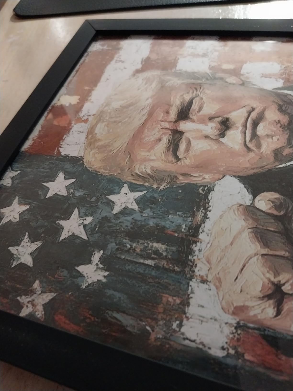 Donald Trump Oval Office President Black Framed Wall Art Print Poster, Official Presidential Portrait Artwork Decor Gallery Collection, Painting Vintage Art Decor 85 (Donald Trump Oval Office, 14