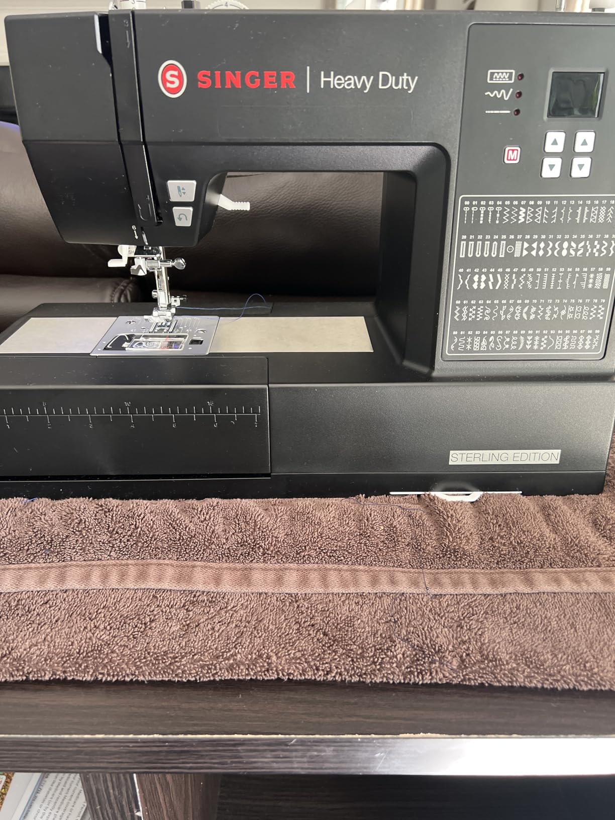 SINGER Heavy Duty 6600C Sterling Sewing Computerized Machine + Accessory | 100 Built-In Stitches Deliver 215 Stitch Applications| 60% More Power, 1100 Stitches/Min| Metal Frame, 6 One-Step Buttonhole customer photo 1