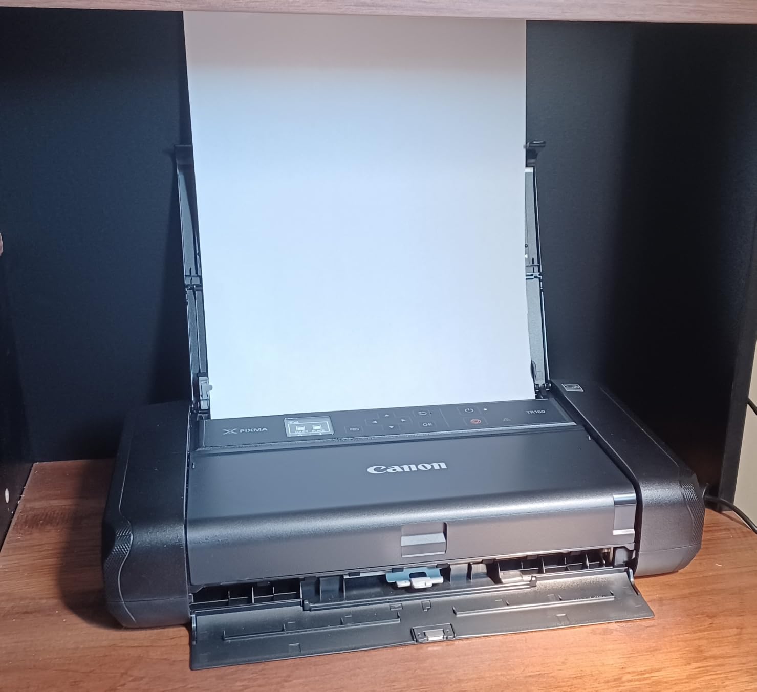 Canon PIXMA TR160 Wireless Portable Lightweight Compact Printer, 50-Sheet Paper Tray and 1.44