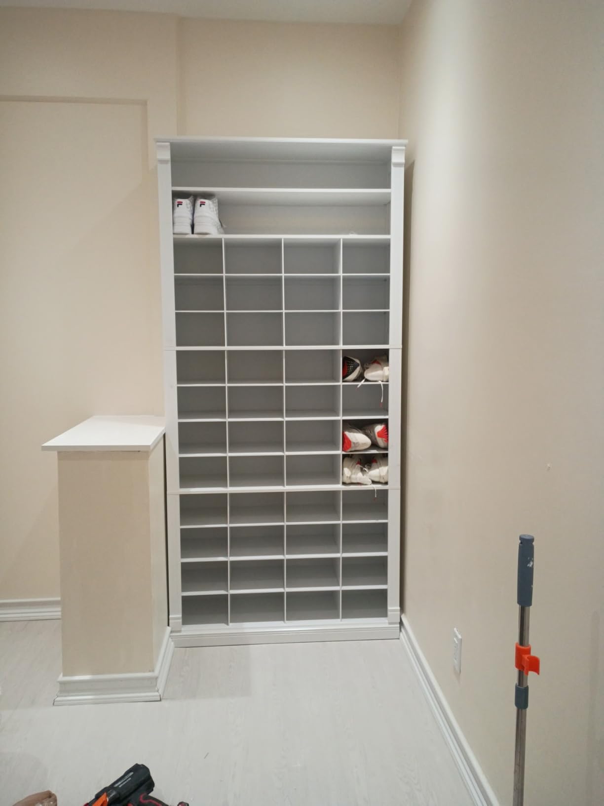 Hzuaneri 13 Tiers Shoe Storage Cabinet, Tall Shoe Cabinet with Cubby customer photo 1