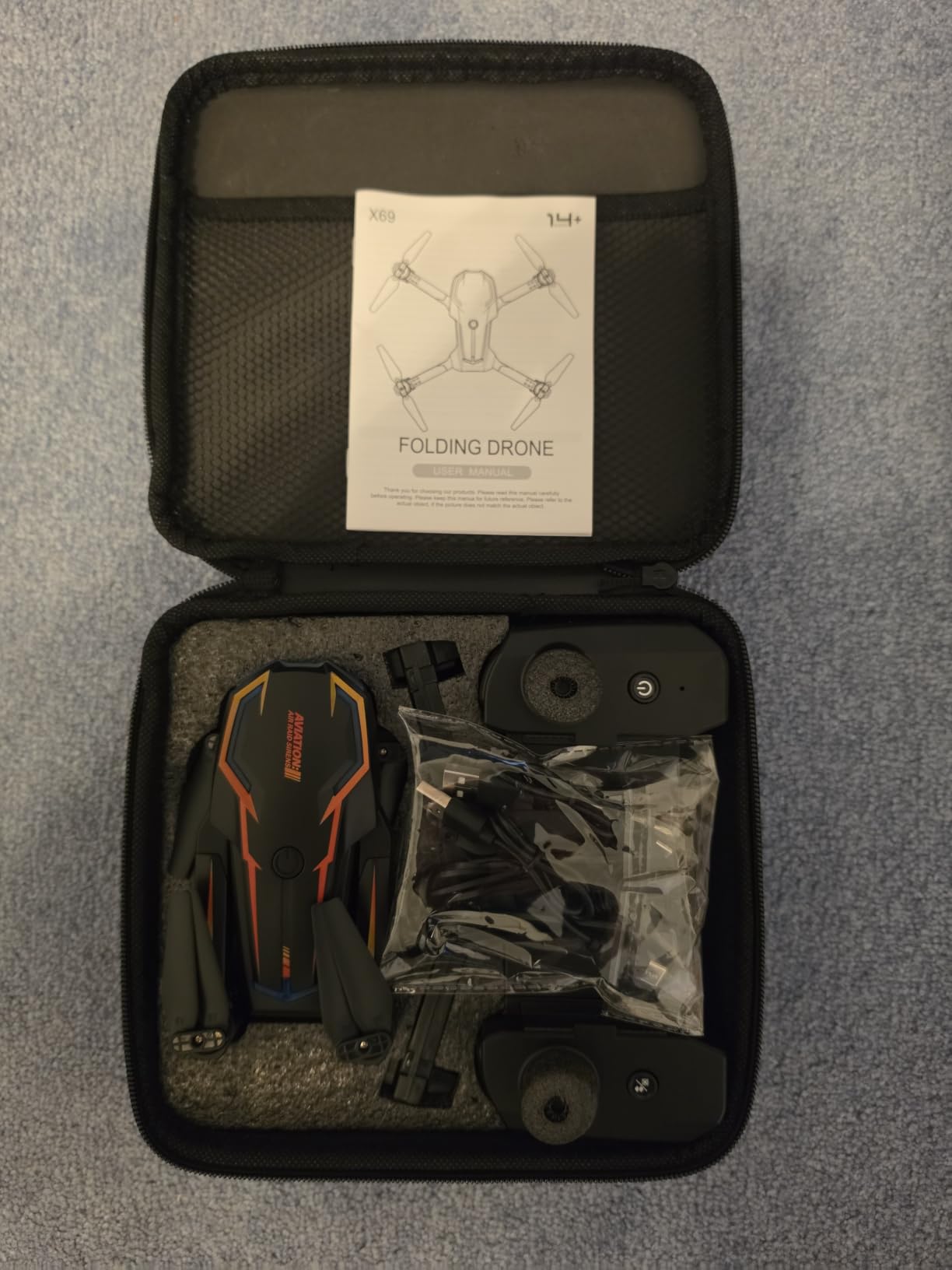 Drone with Camera for Adults, 2K HD FPV Drones with Upgrade Altitude Hold, One-Key Take Off/Landing, Speed Adjustment, Headless Mode, 2 Batteries, Toys Gifts for Teen Boys Girls, Beginner customer photo 1