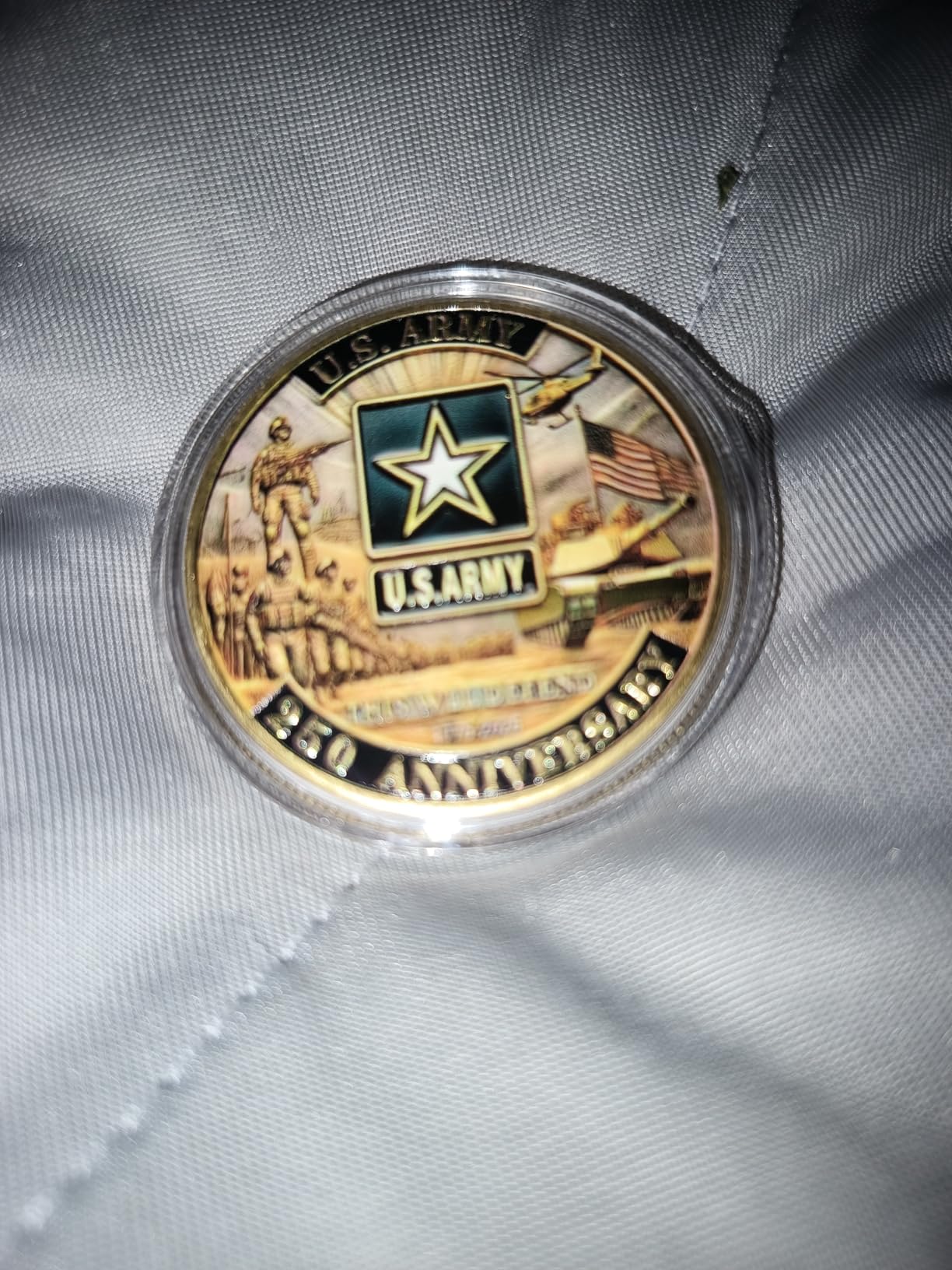 250th Anniversary U.S. Army Commemorative Coin Double-Sided High Relief Design 1775-2025 Military Collector Coin Veteran Gift Patriotic Metal Challenge Coin (Army) customer photo 1