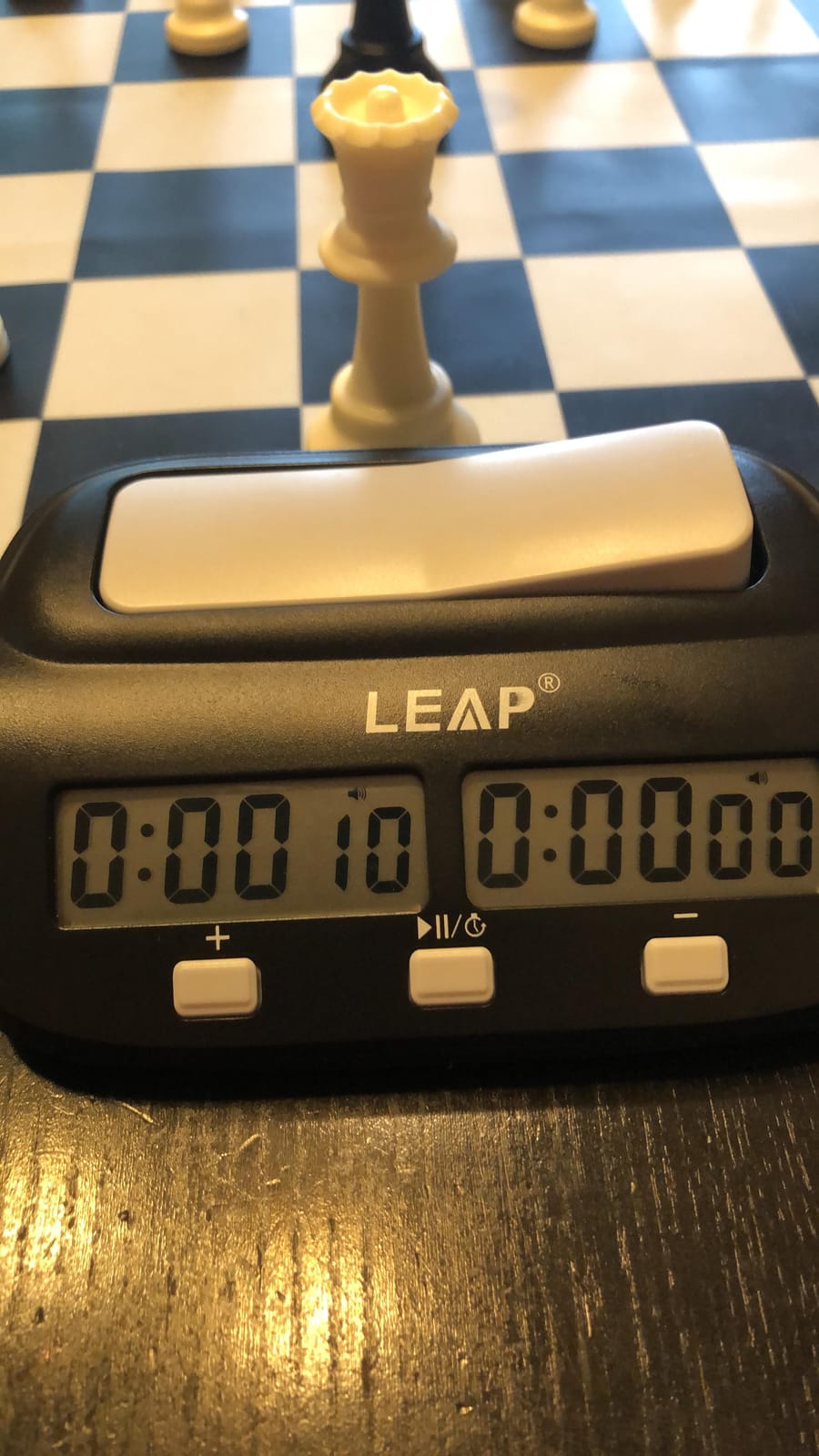 Chess Clock Digital Chess Timer Professional for Board Games Players Count Up/Down Timer with Alarm Function Black customer photo 2