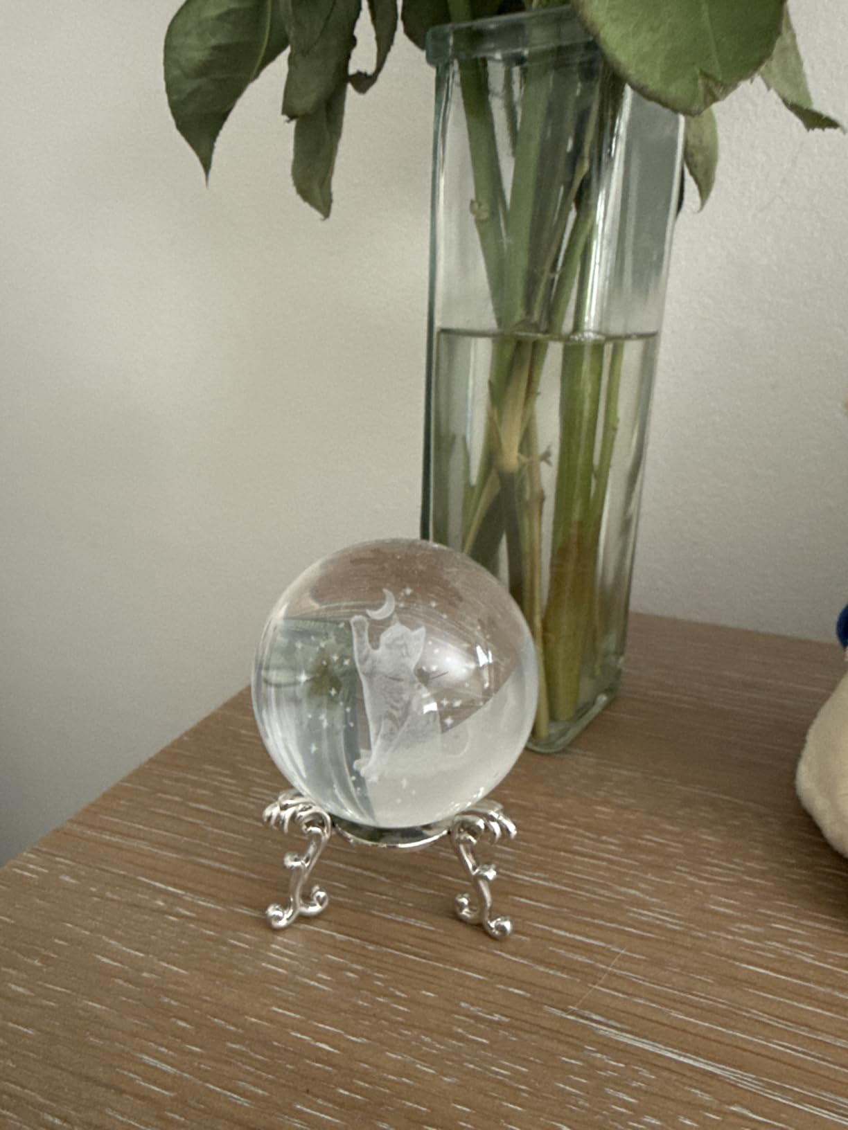 3D Solar System Crystal Ball Glass Universe Gifts | 60mm Glass Astronomy Globe Decor Science Planets Model Gifts Space Themed Gifts for Space Enthusiasts and Model Collectors customer photo 2