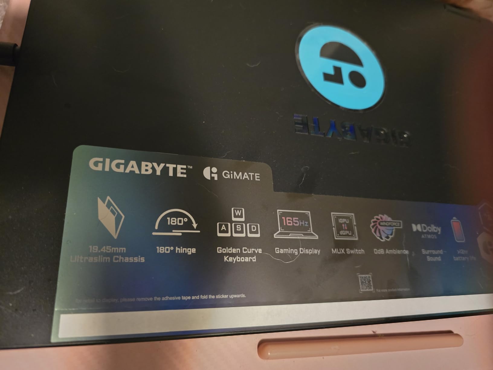 GIGABYTE - Gaming A16 Gaming Laptop - 165Hz 1920x1200 WUXGA - NVIDIA GeForce RTX 5060 - Intel i7-13620H - 1TB SSD with 16GB DDR5 RAM - Windows 11 Home AD Gaming A16 CVHI3US894SH customer photo 1