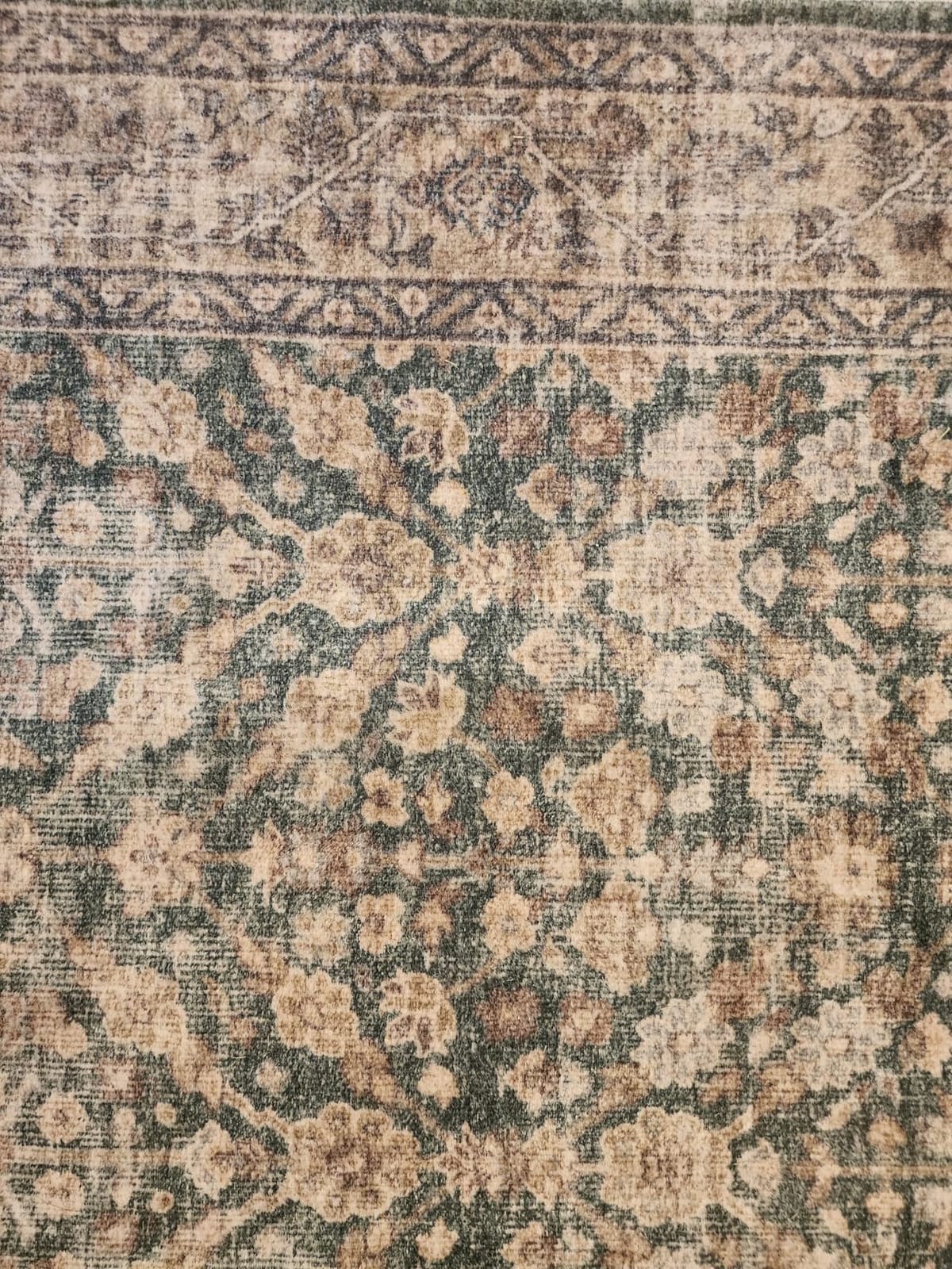 Machine Washable Rugs for Living Room: 8x10 Area Rugs for Bedroom Vintage Stain Resistant Non Slip Low Pile Lightweight Boho Carpet for Kitchen Dining Room Farmhouse Kids Room Nursery customer photo 2