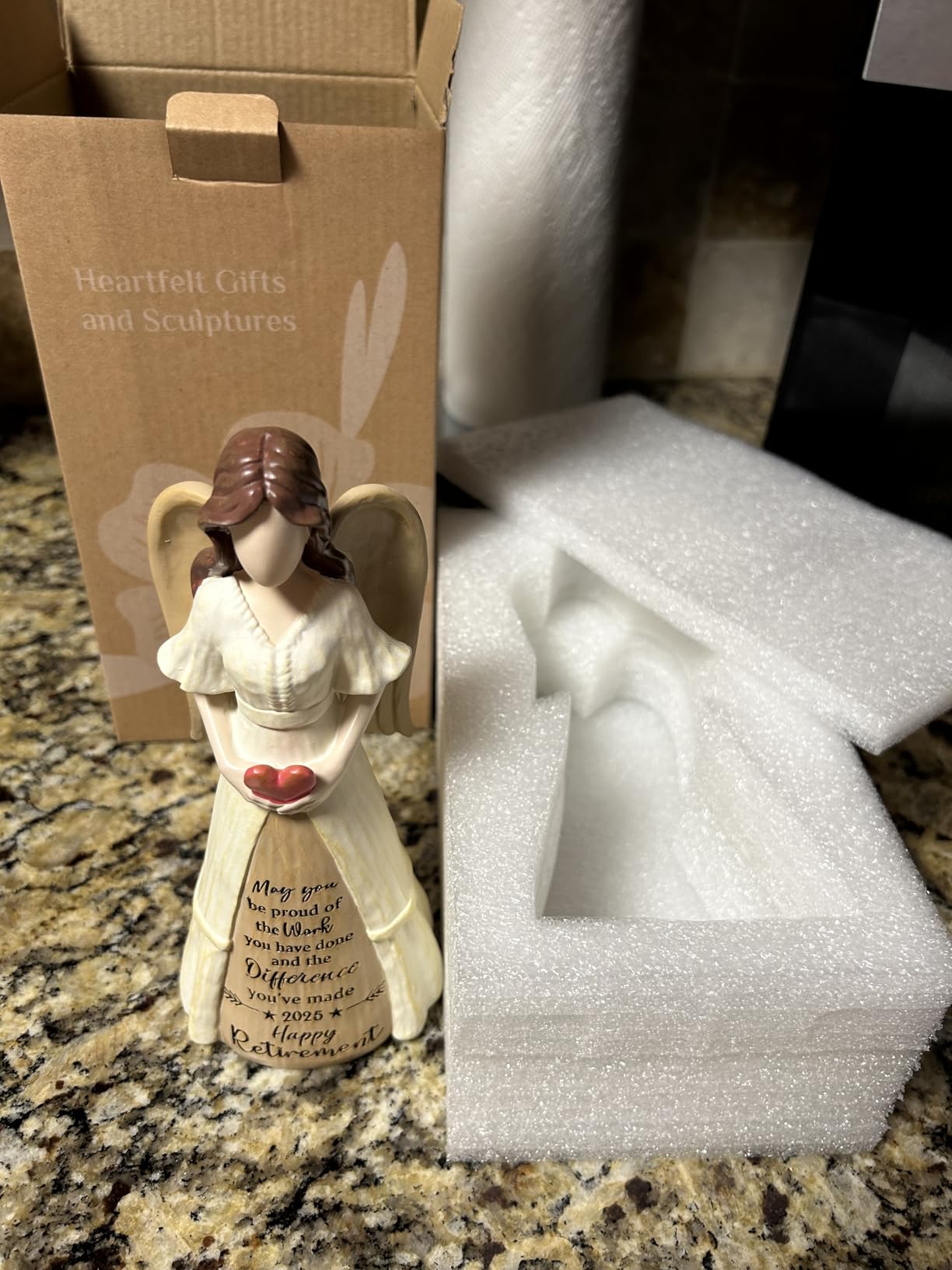 Storieme 2026 Retirement Angel with Heart Figurine Gift for Woman Nurse - 7.3
