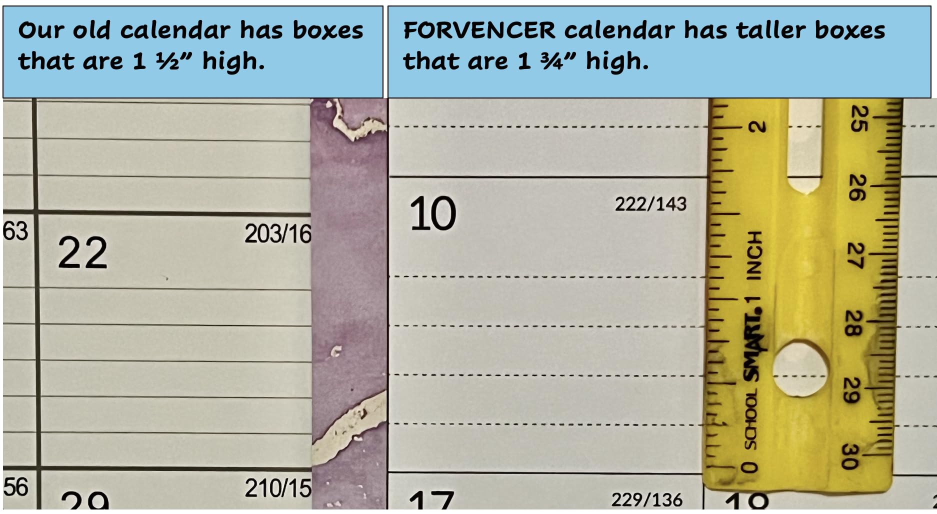 Forvencer Desk Calendar 2026-2027, 21 Months Calendar Apr 2026 to Dec 2027 | 17