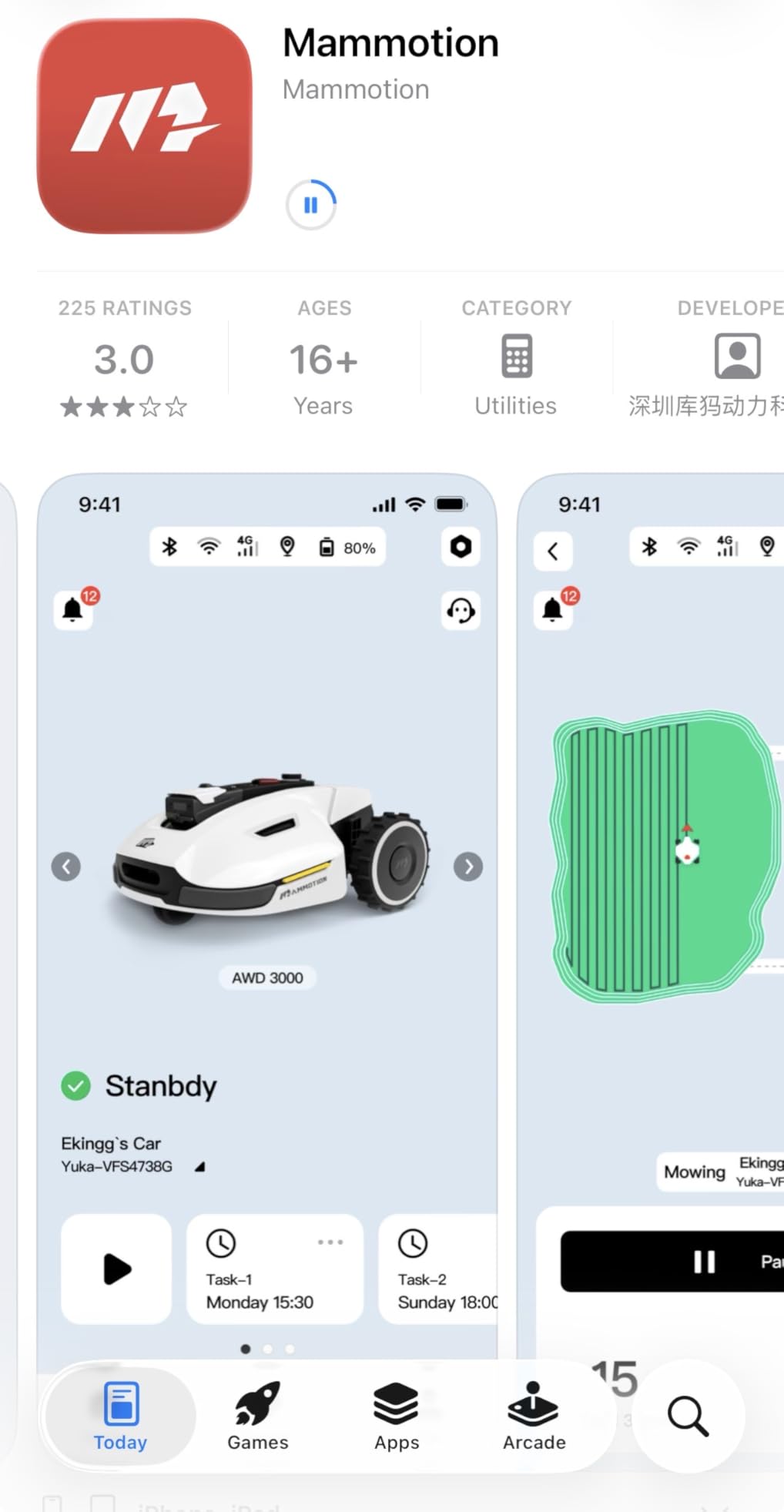 Mammotion LUBA 3 AWD 3000H Robot Lawn Mower with Garage | 360 LiDAR+NetRTK+AI Vision, Wire Free for 0.75 Acre, AWD for 80% Slopes, 30 Multi-Zone Management, Cutting Height 2.2-4.0 customer photo 2