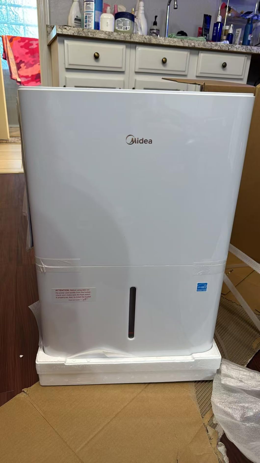 Midea 50 Pint Dehumidifier for Basement, 4,500 Sq. Ft, Energy Star | Reusable Air Filter, Continuous Drainage, Wi-Fi Enabled, Works with Alexa, Quiet Operation customer photo 2