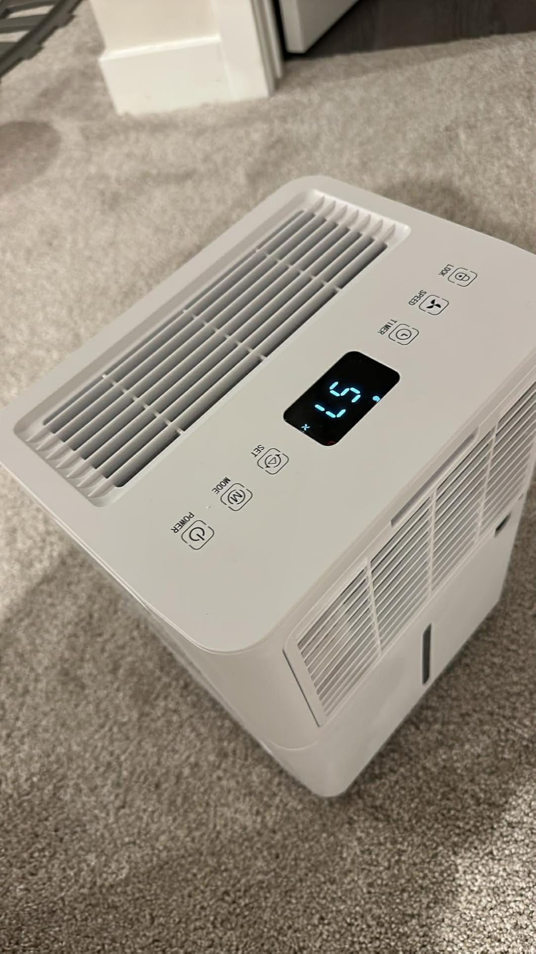 HUMILABS 1600 sq. ft. Dehumidifier for Basement, 21 Pint Dehumidifier for Home with Drain Hose, Auto Modes, 24H Timer, Child Lock, 37dB customer photo 1
