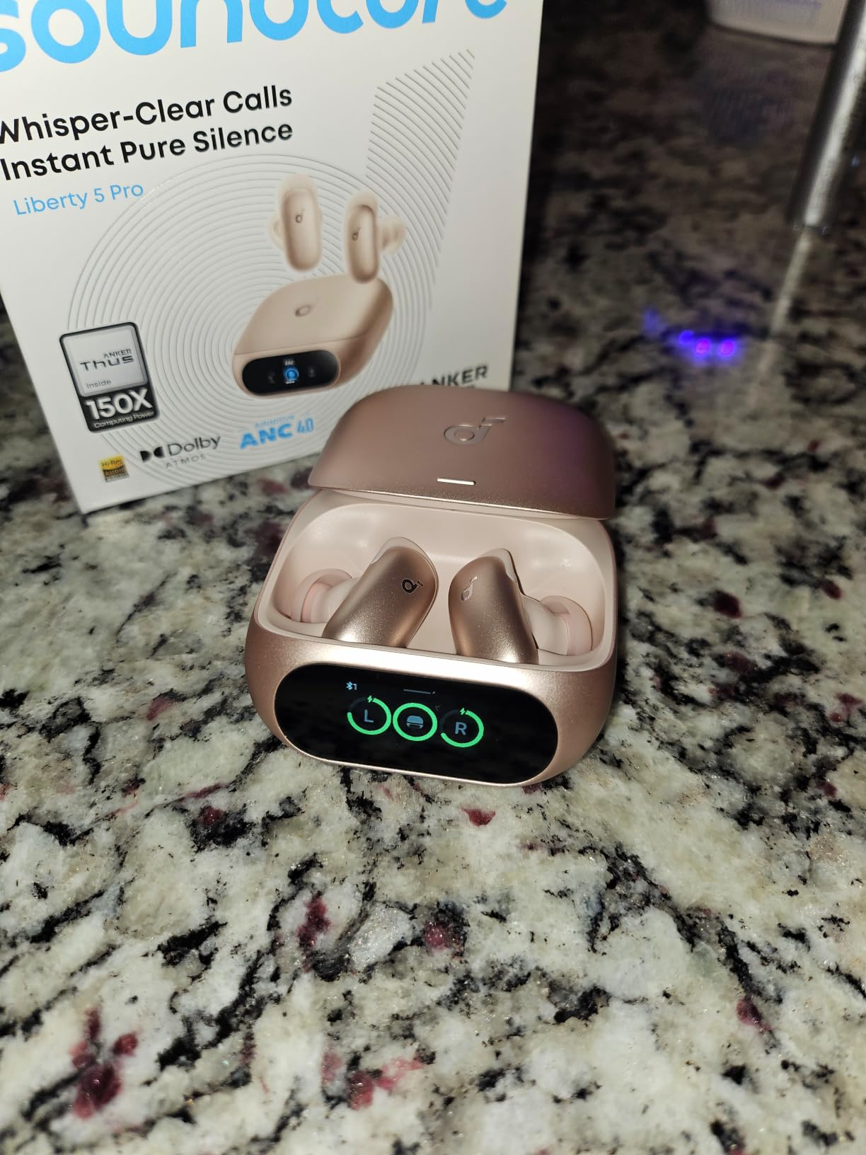 Soundcore Liberty 5 Pro by Anker Noise Cancelling Wireless Earbuds - Guinness World Records-certified call quality for crystal-clear calls in noisy environments customer photo 1