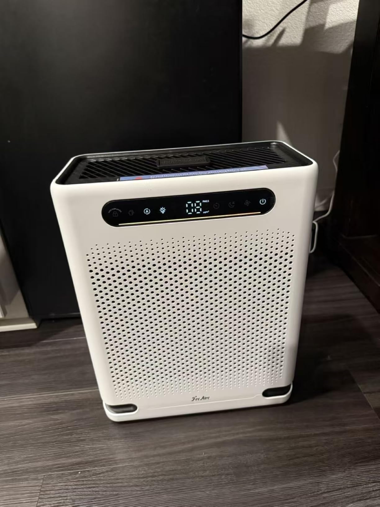 FreAire Air Purifiers for Home Large Room Up to 2600 Ft², HAP605, White | HEPA Air Purifier with Washable Filter and Real-Time PM2.5 Display, 20 dB Sleep Mode, Turbo Mode for Pet Hair, Dust & Smoke customer photo 2