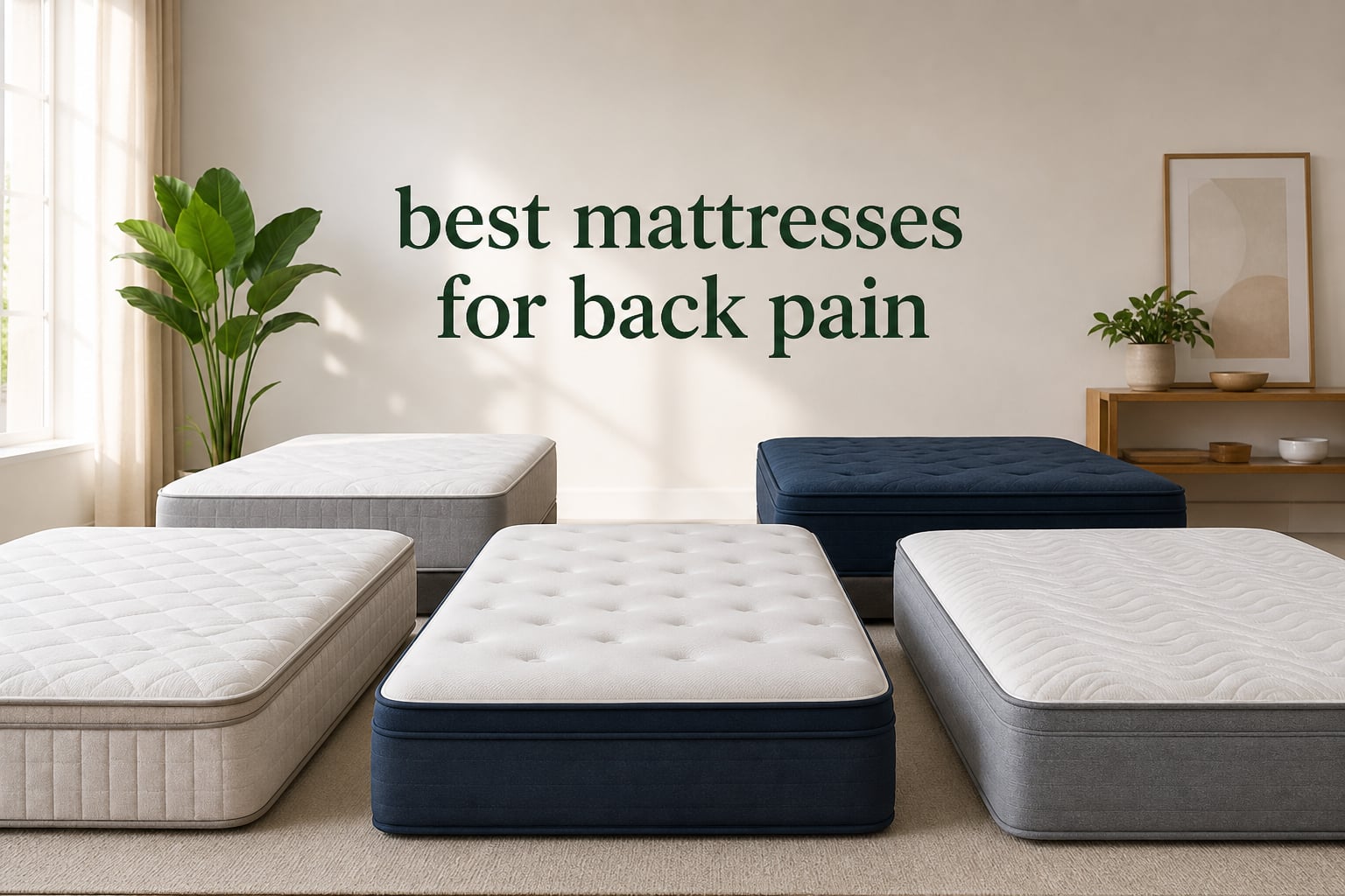best mattresses for back pain