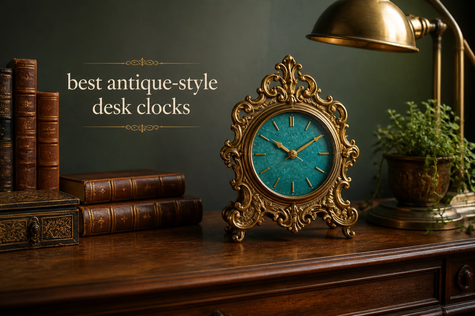 best antique-style desk clocks