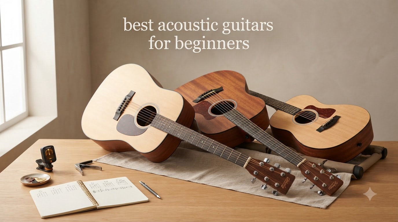 best acoustic guitars for beginners