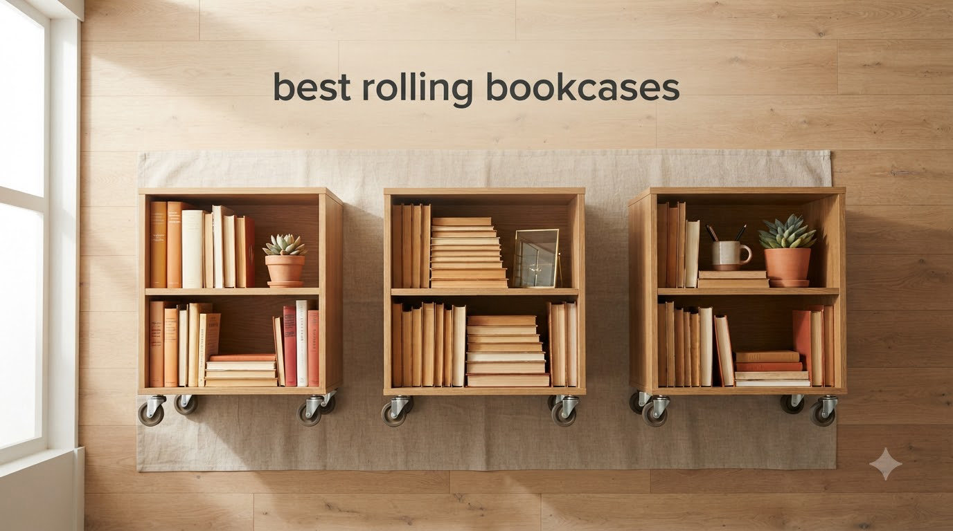 best rolling bookcases