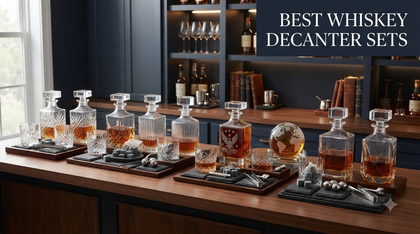 best whiskey decanter sets