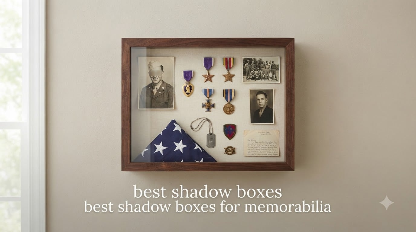 best shadow boxes for memorabilia